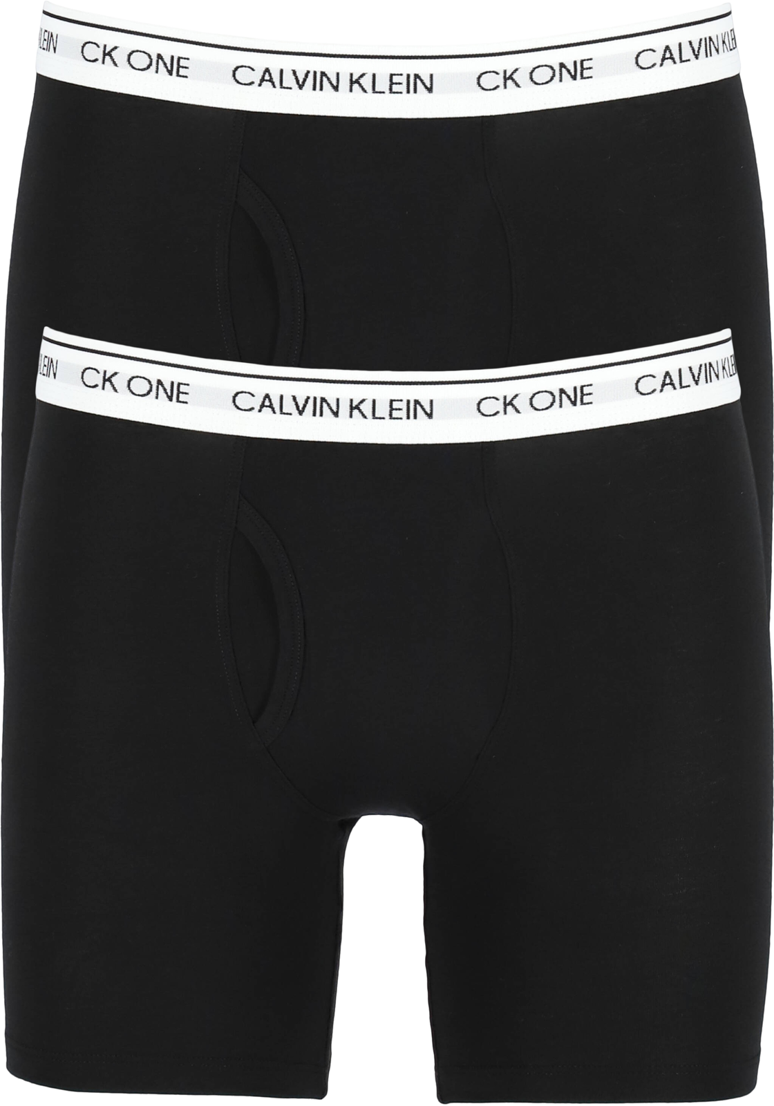 1-8719852341170-calvin_klein-CK_nb2384abnm_bx_2p_zwart_HR Calvin Klein CK ONE Cotton boxer brief (2-pack), heren boxer lang met gulp, zwart