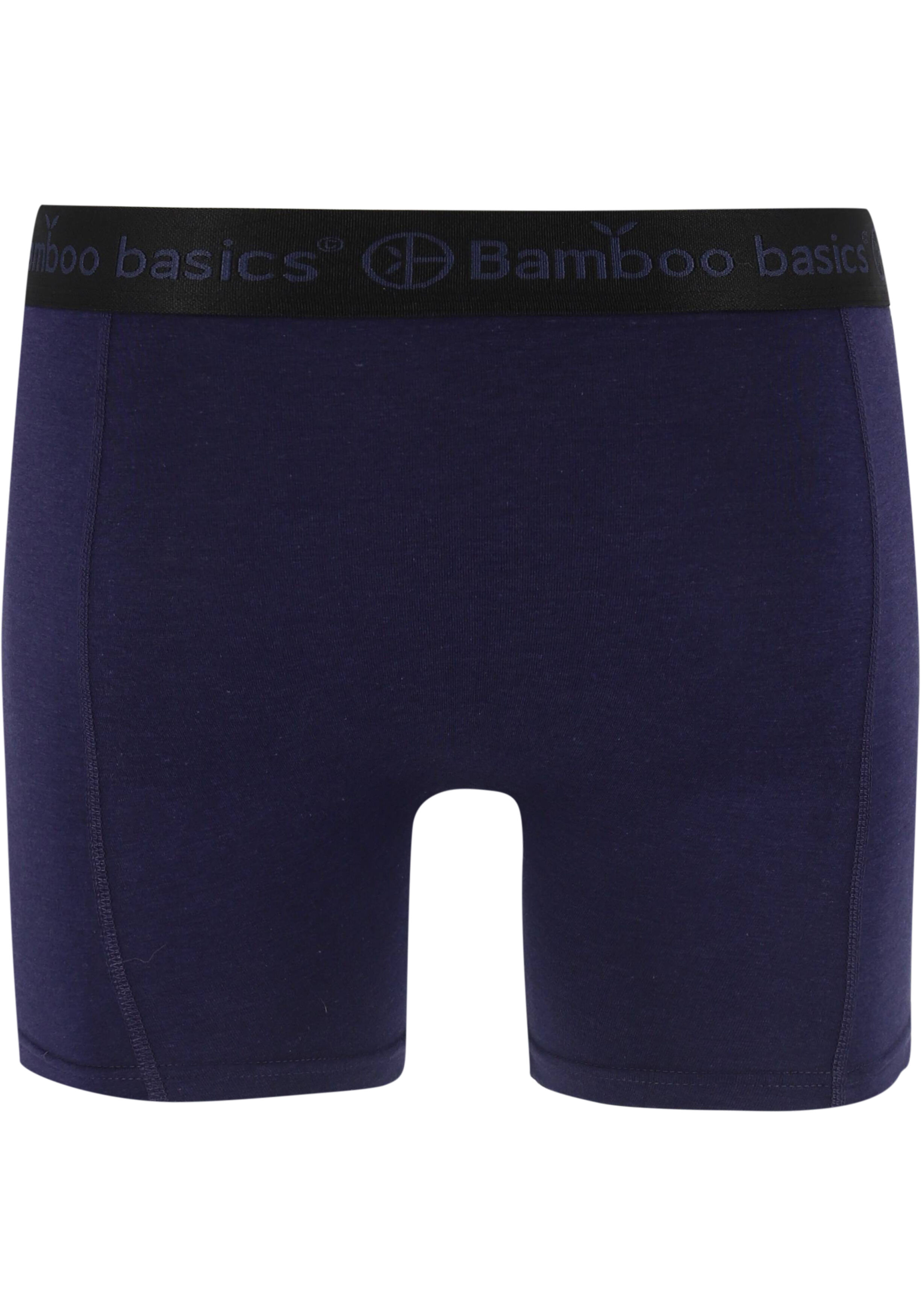 Bamboo Basics Rico boxershorts (3-pack), heren boxershort, zwart, legergroen, donkerblauw