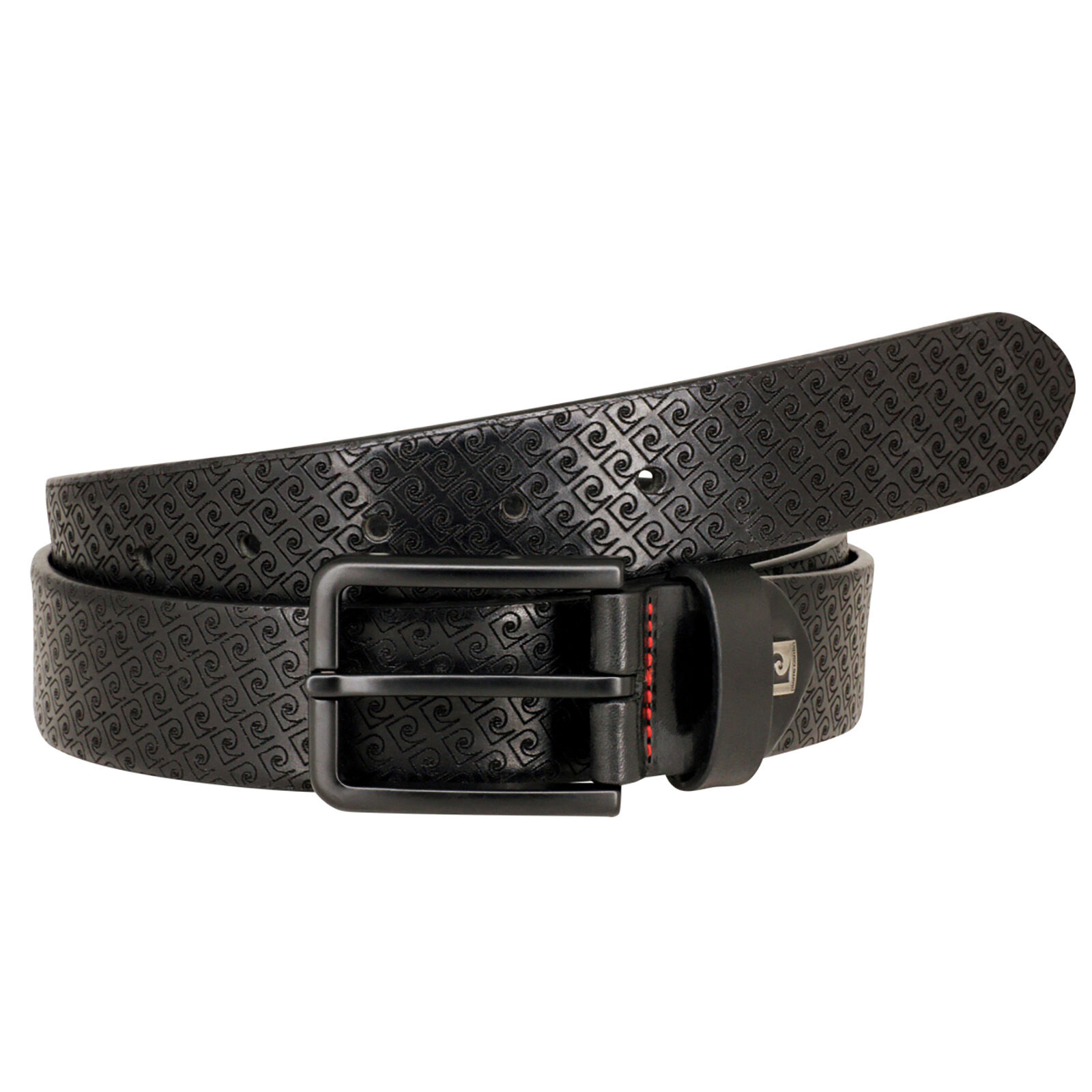 PIERRE CARDIN leren heren riem, zwart