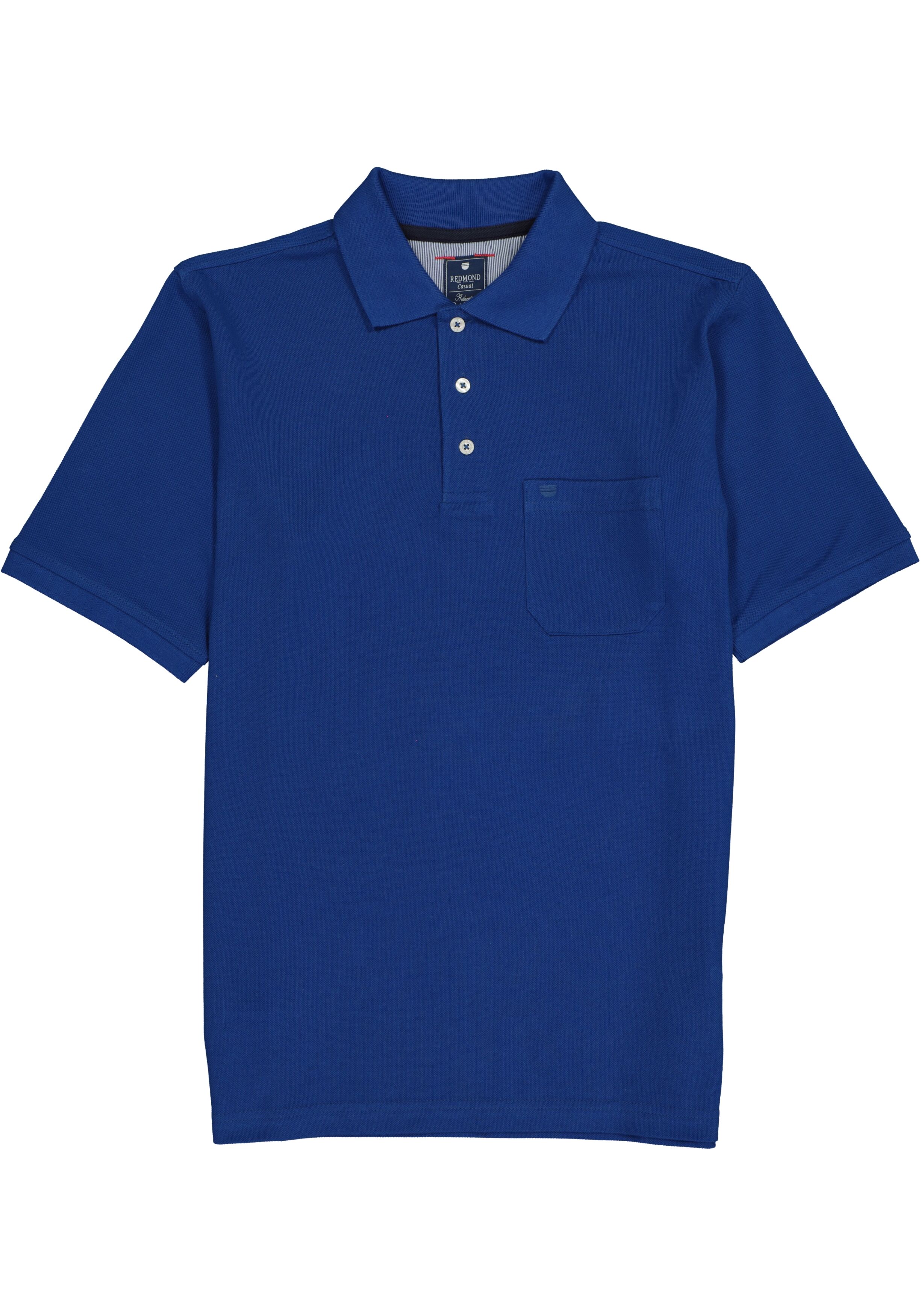 Redmond regular fit poloshirt, kobalt blauw