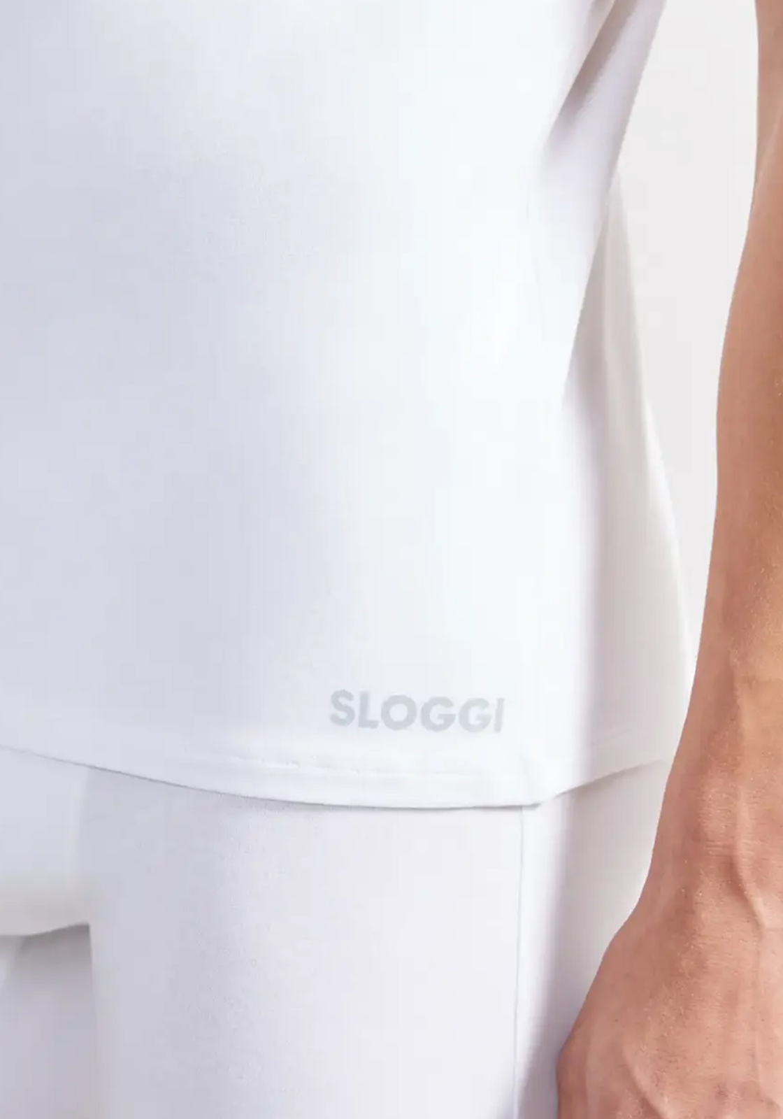 Sloggi Men EVER Ease O-Neck, heren T-shirt met een O-hals (1-pack), wit Sloggi Men EVER Ease O-Neck, heren T-shirt met een O-hals (1-pack), wit