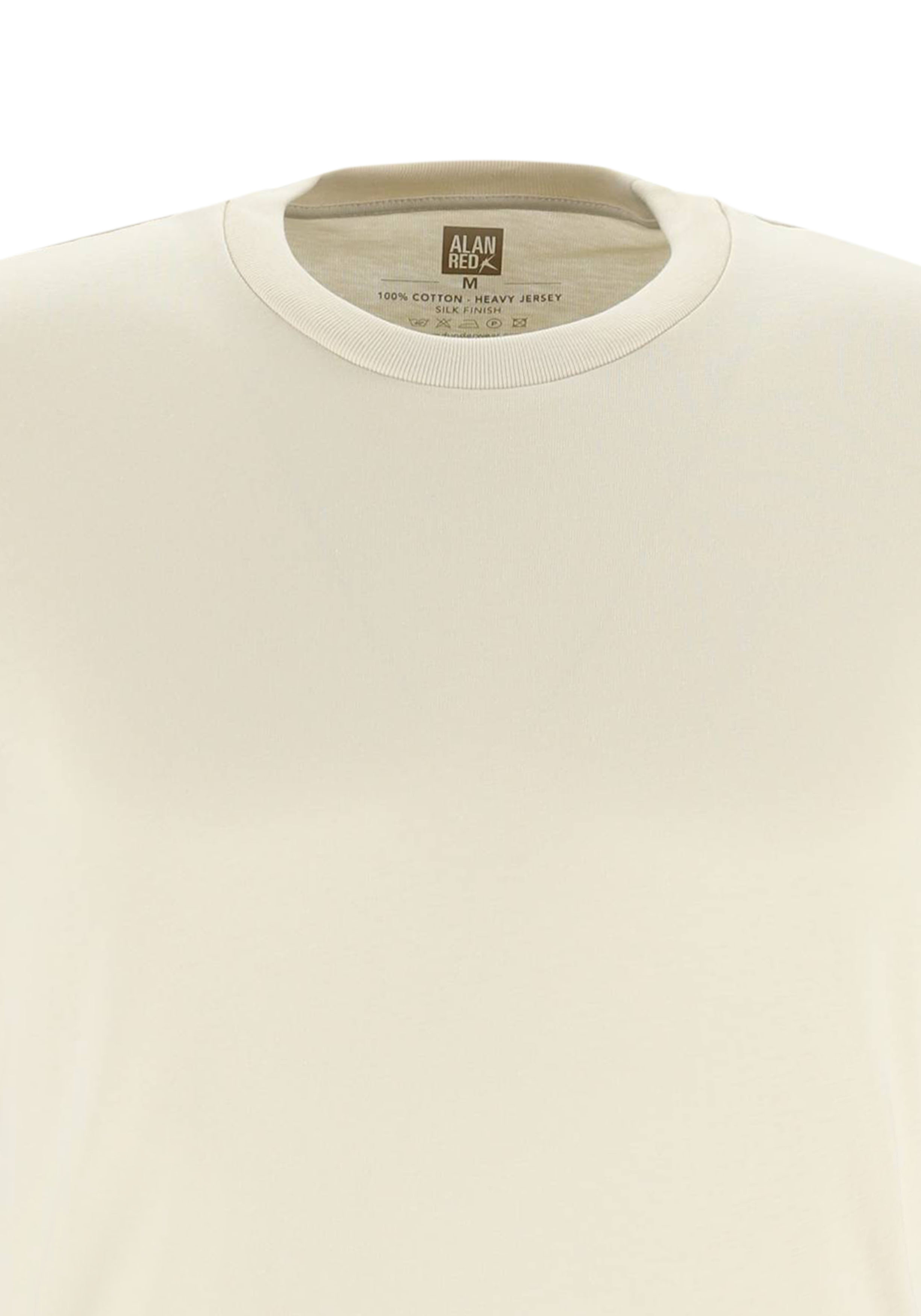 ALAN RED T-shirts Venice (1-pack), O-hals, ecru