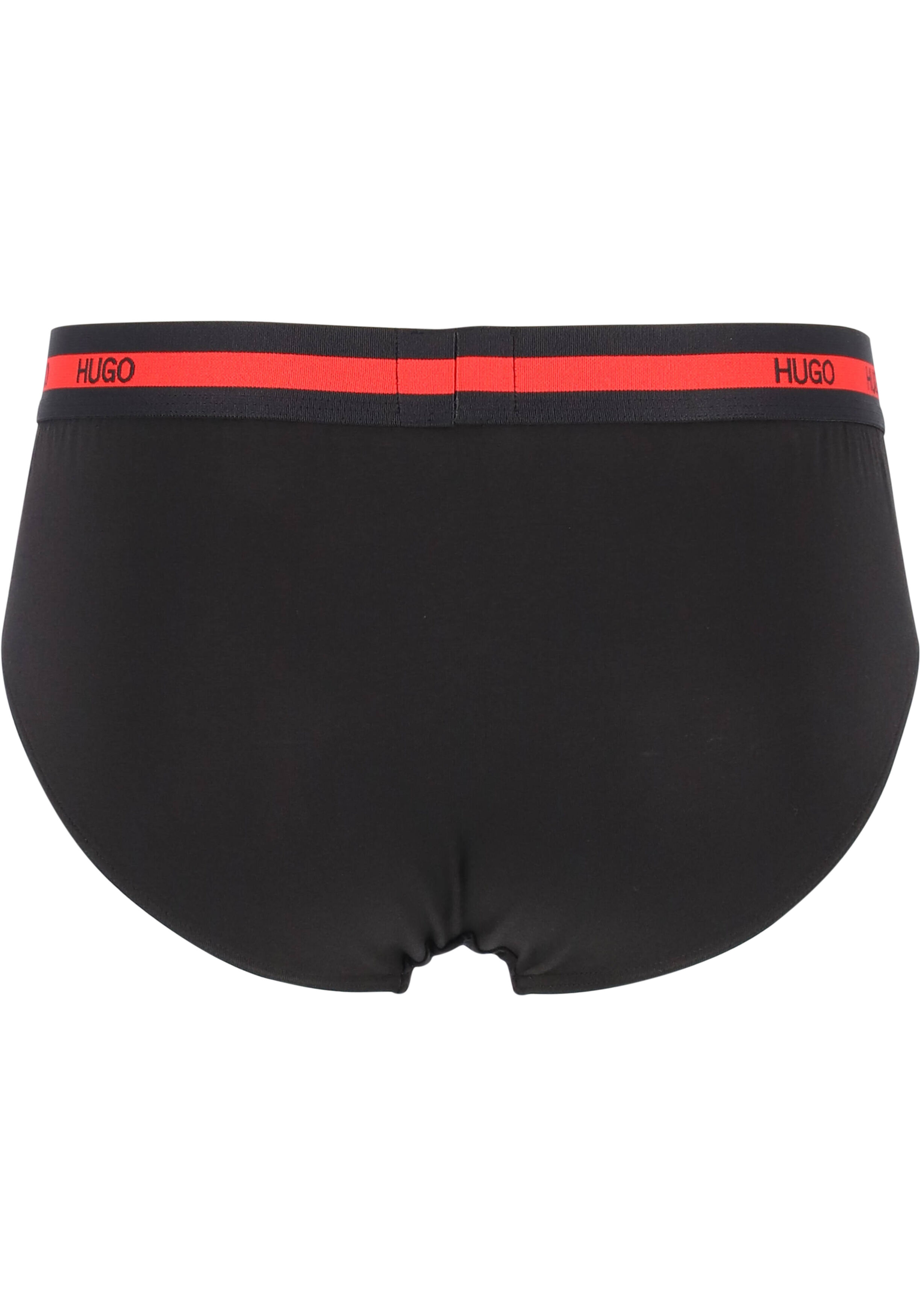 HUGO hipster briefs (2-pack), heren slips, zwart