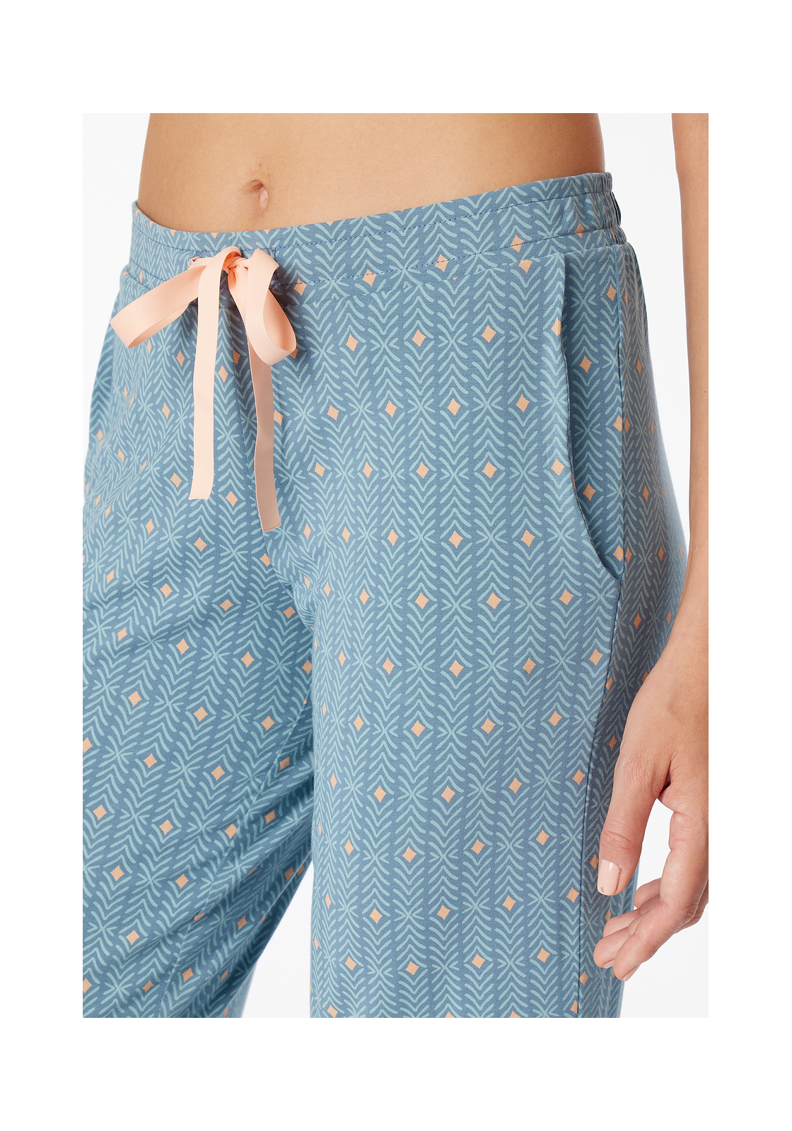 image_5_181193-915_4_1280x1280 SCHIESSER Mix+Relax nachtkleding dames, dames loungebroek 3/4 lengte modal grafische print multicolour