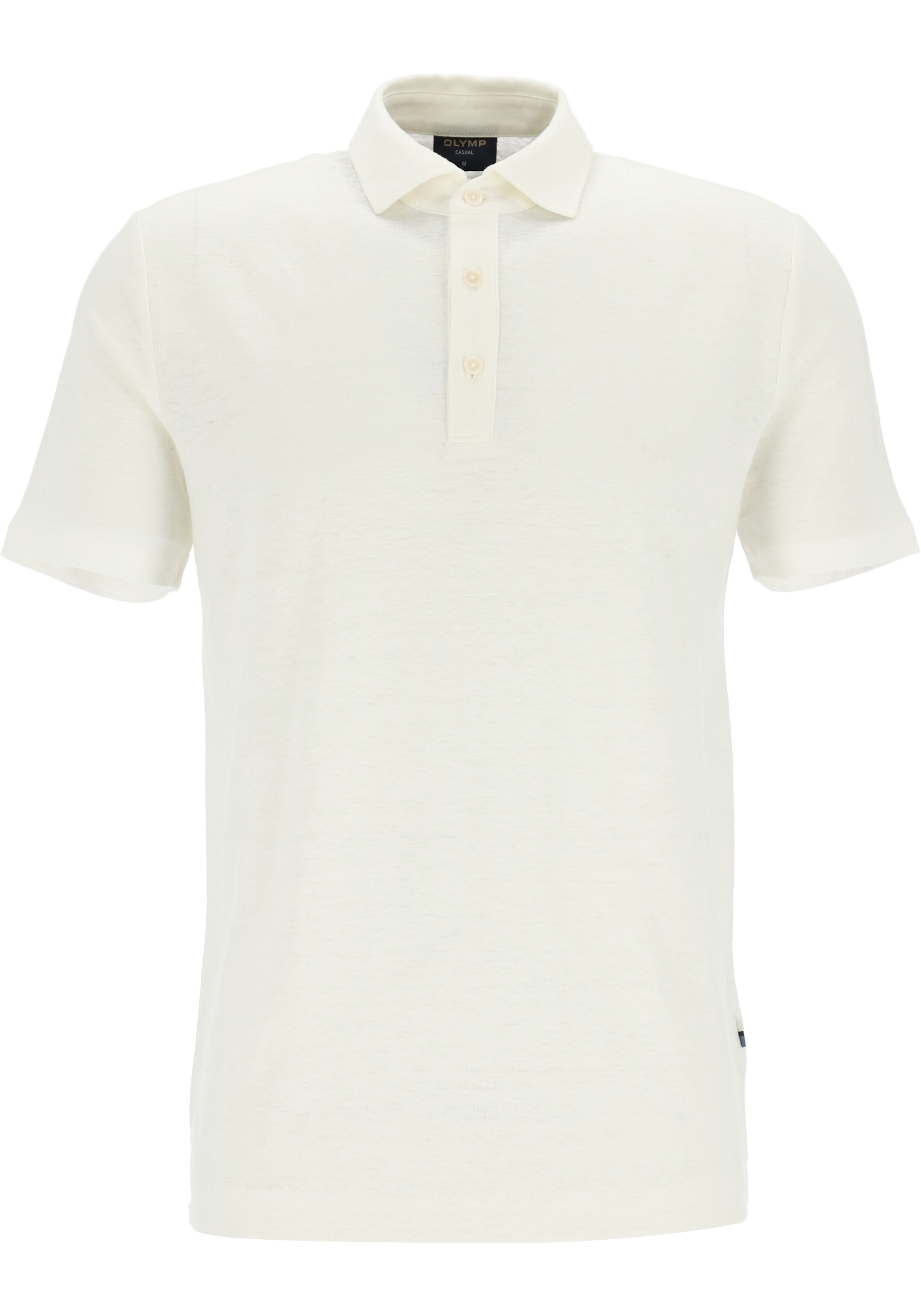 OLYMP Polo Casual, modern fit polo, wit