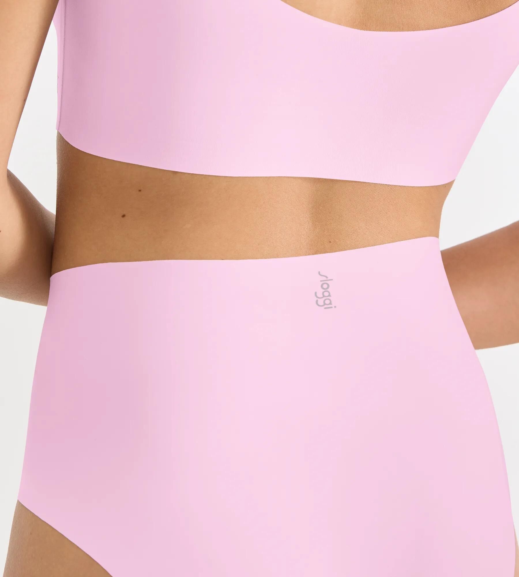 Sloggi Women ZERO Feel 2.0 High waist (1-pack), dames slip, suikerspin roze