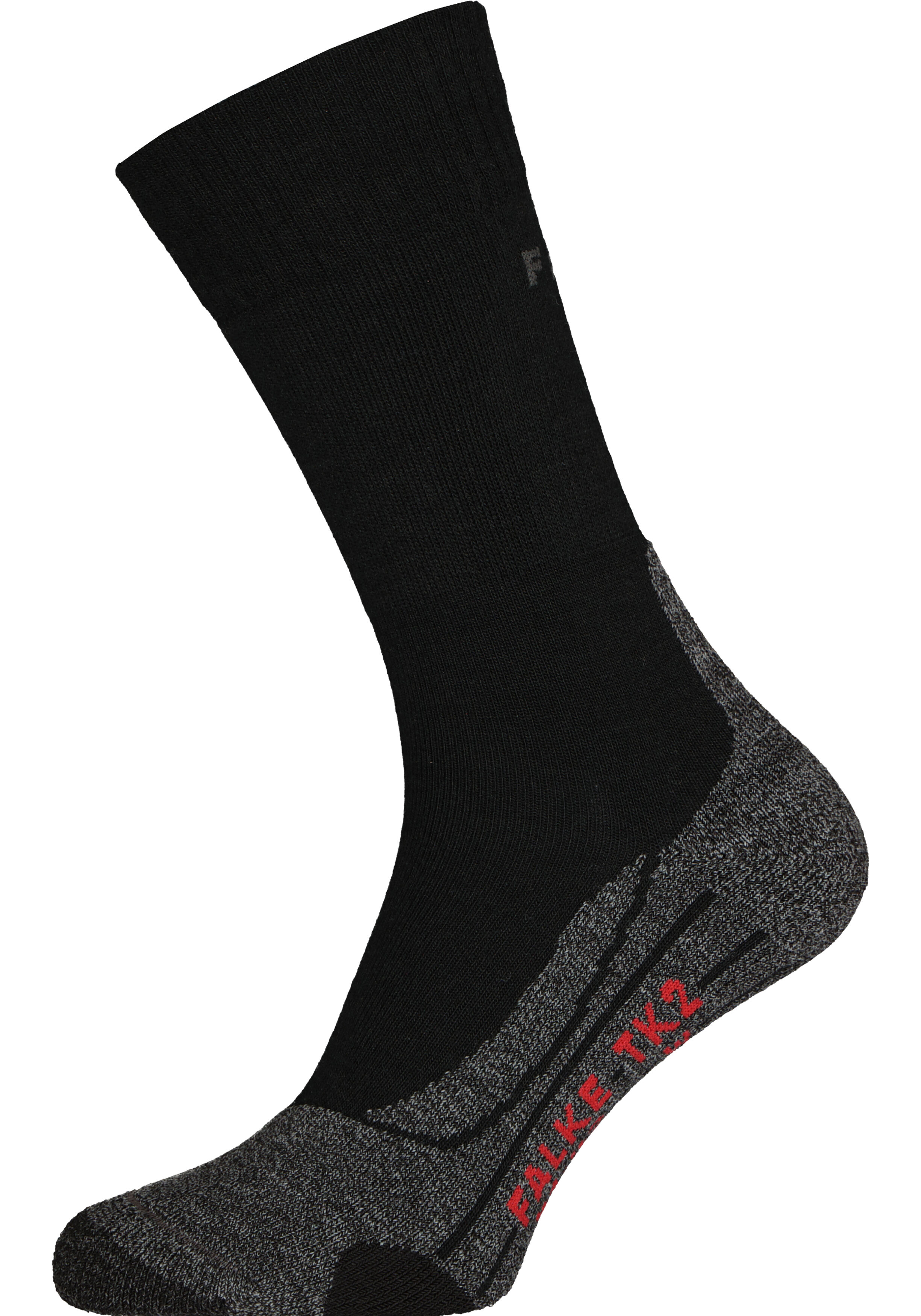 FALKE TK2 dames wandelsokken, zwart (black-mix)