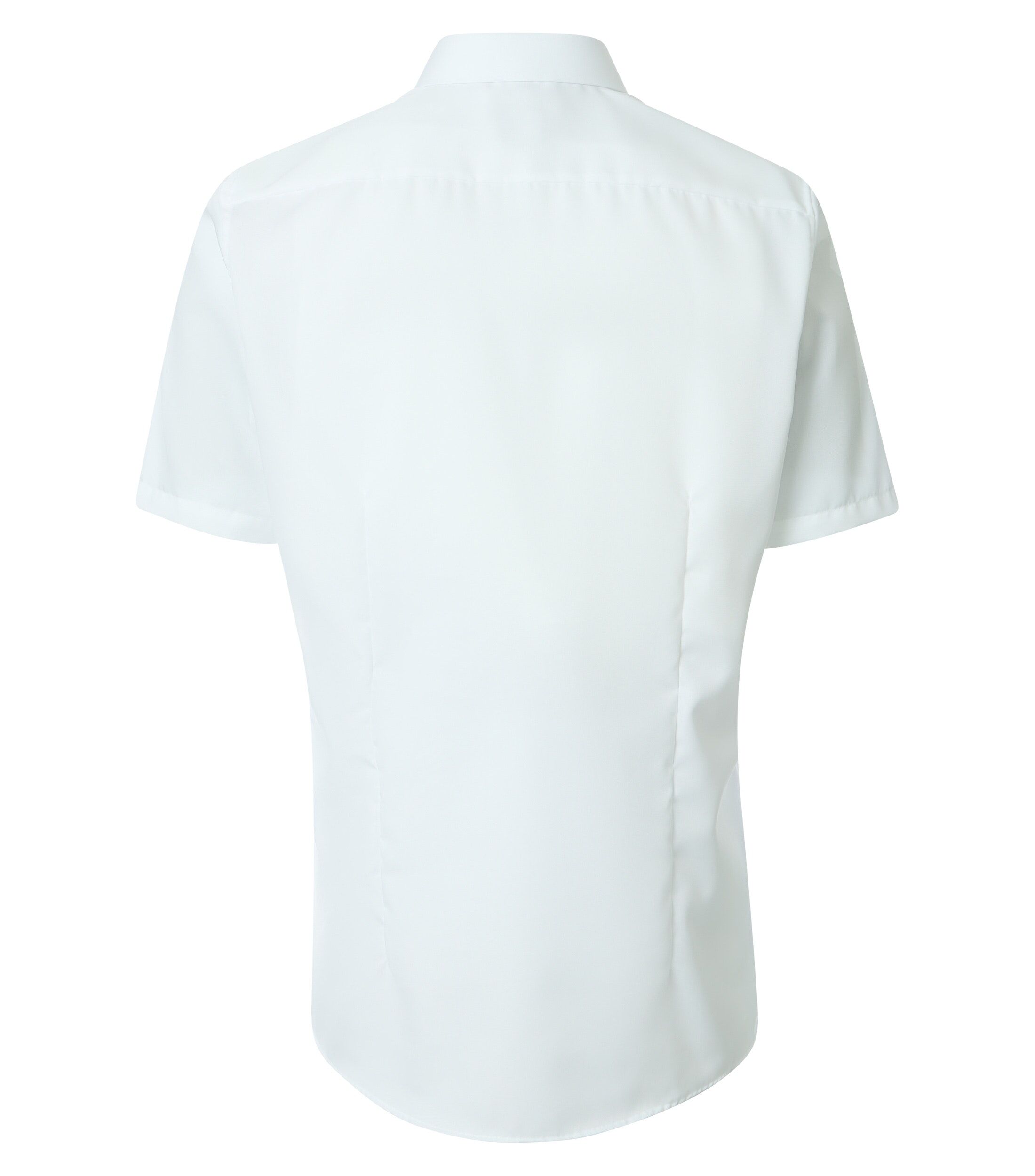 VENTI modern fit overhemd, korte mouw, twill, wit