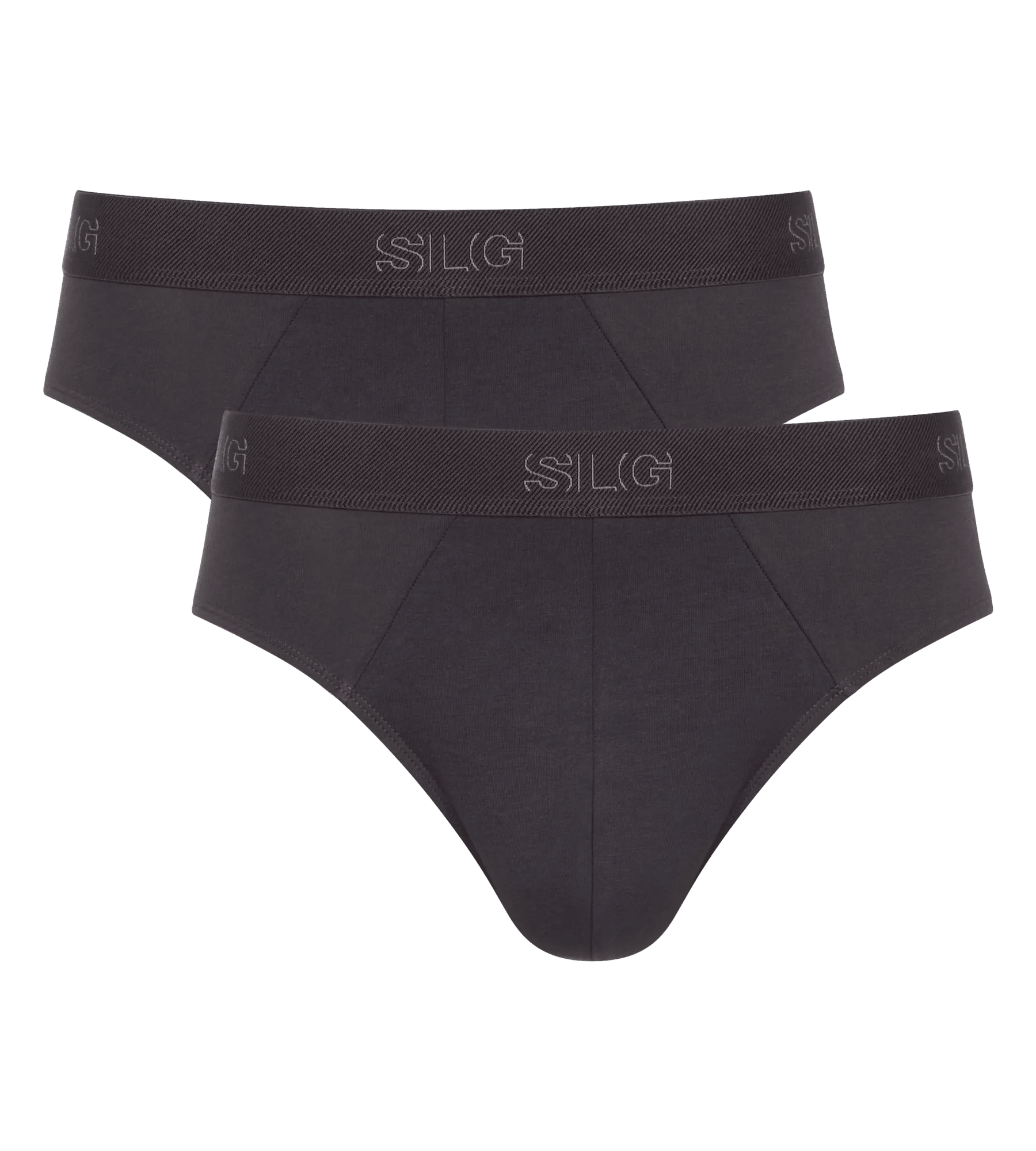 Sloggi Men SLG Base Brief, heren slip (2-pack), donkergrijs