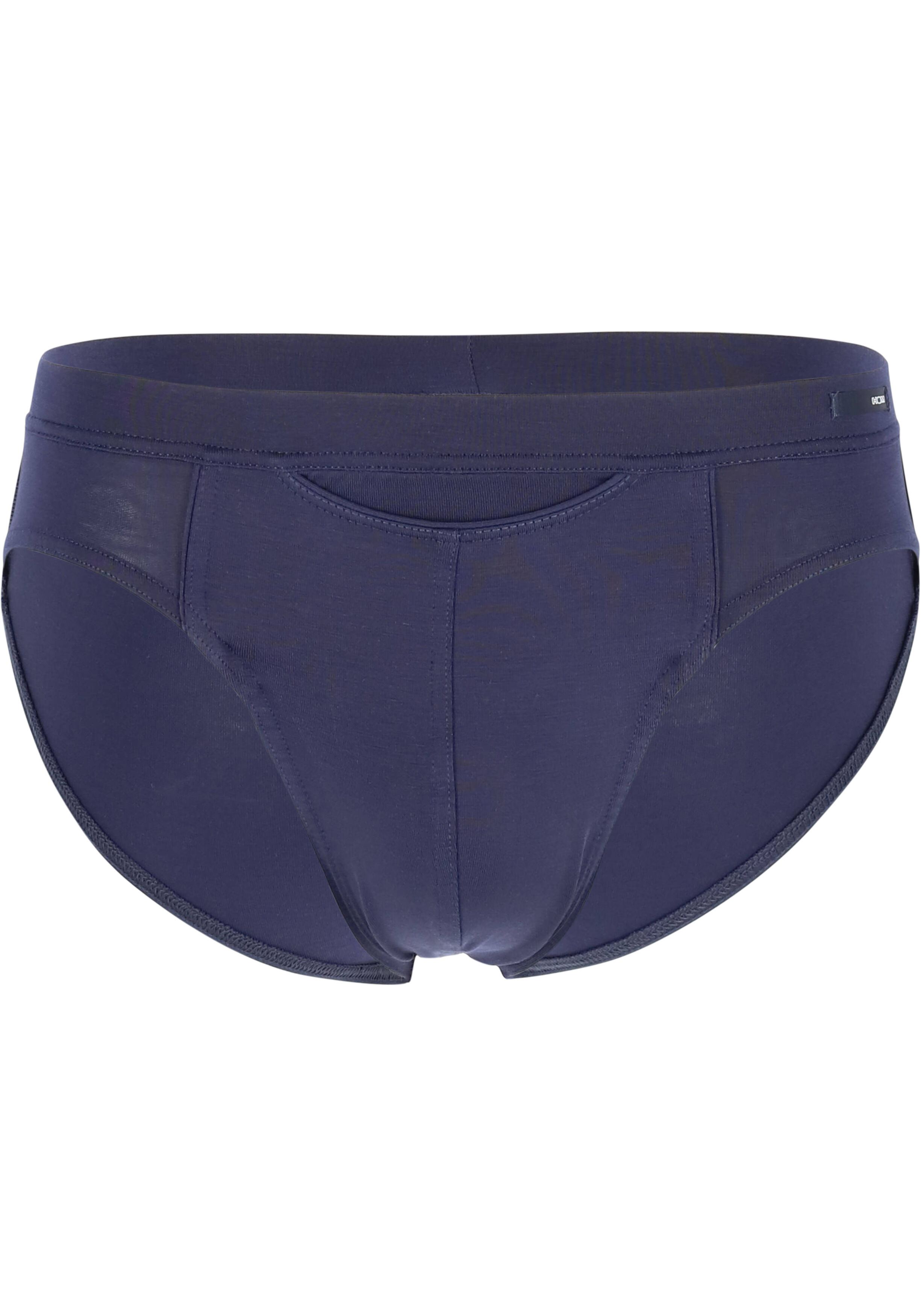 HOM Tencel soft comfort mini briefs HO1 (1-pack), heren slip met horizointale gulp, donkerblauw