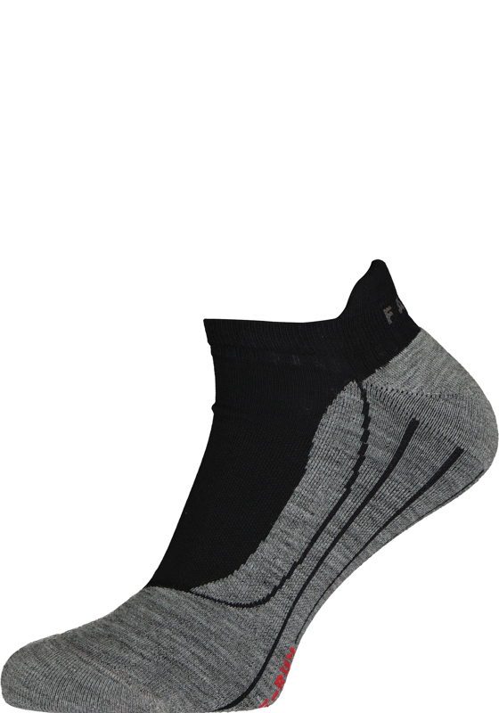 FALKE RU4 invisible heren hardoopsokken, zwart (black-mix) FALKE RU4 invisible heren hardoopsokken, zwart (black-mix)
