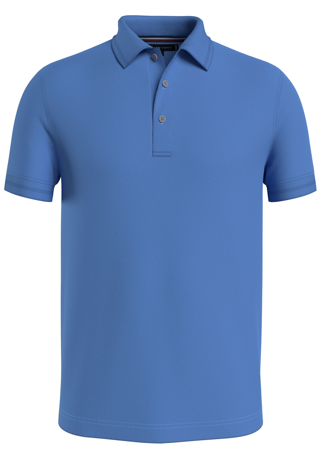 image_2_MW0MW31545C30_F_C4401wid2000amphei2000ampop_usm1710 Tommy Hilfiger Dc Es Mercerized Polo Slim Polo, heren poloshirt, middenblauw