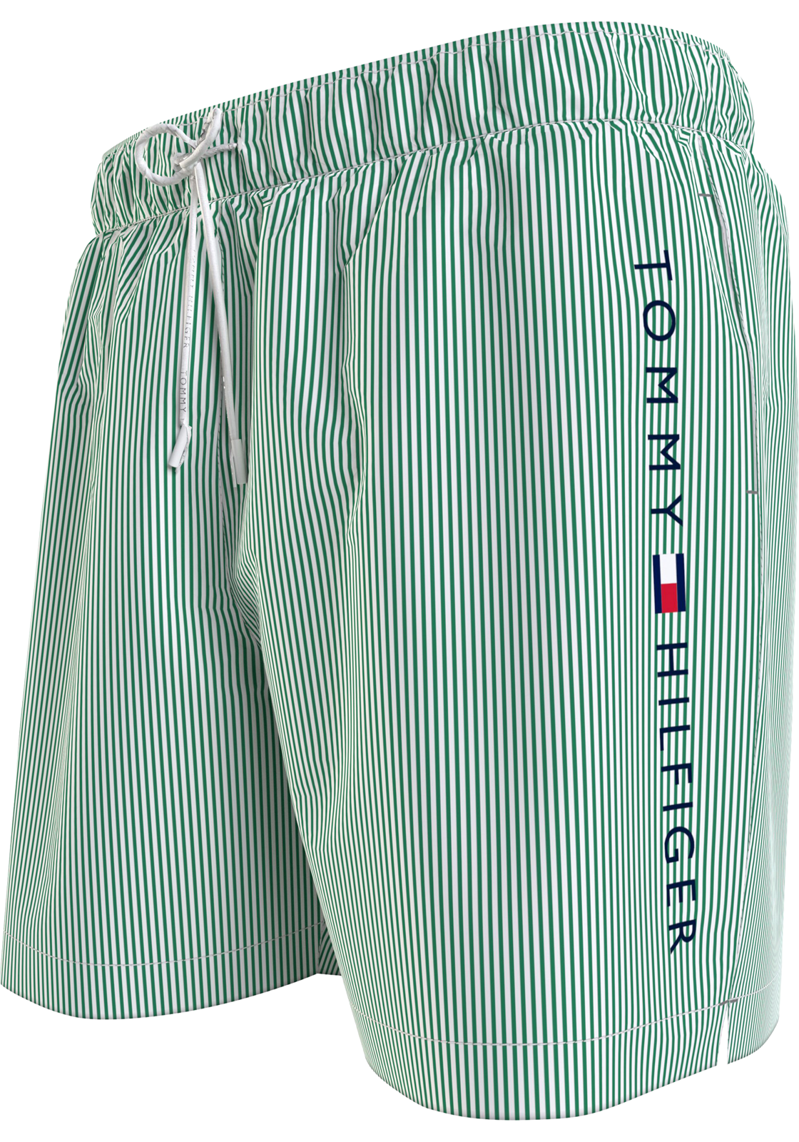 1-8720646307746-tommy_hilfiger-zwembroek_HR Tommy Hilfiger Medium Drawstring swimshort, heren zwembroek, wit gestreept