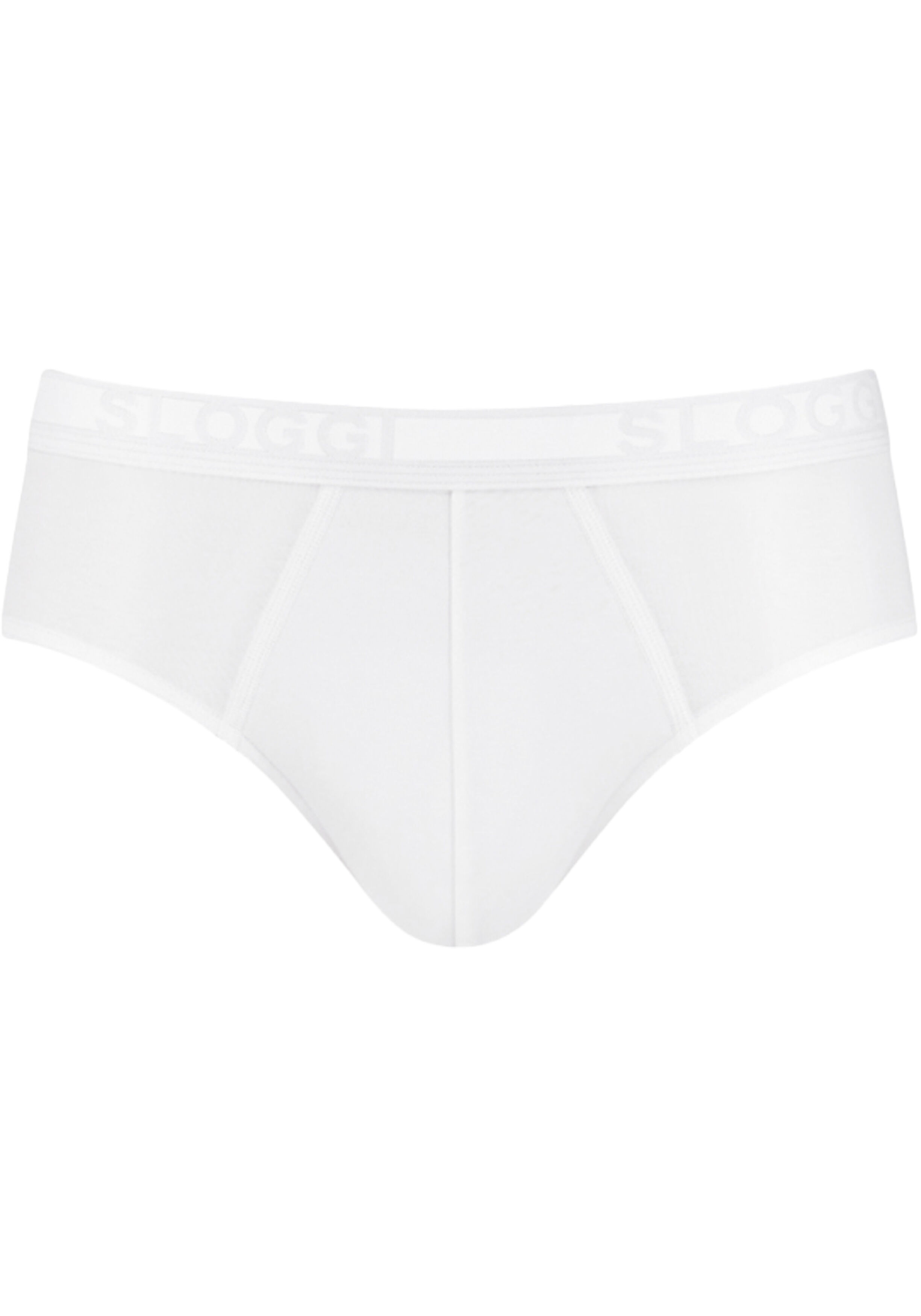 Sloggi Men EVER New Midi, heren slip met smalle zijkanten (1-pack), wit