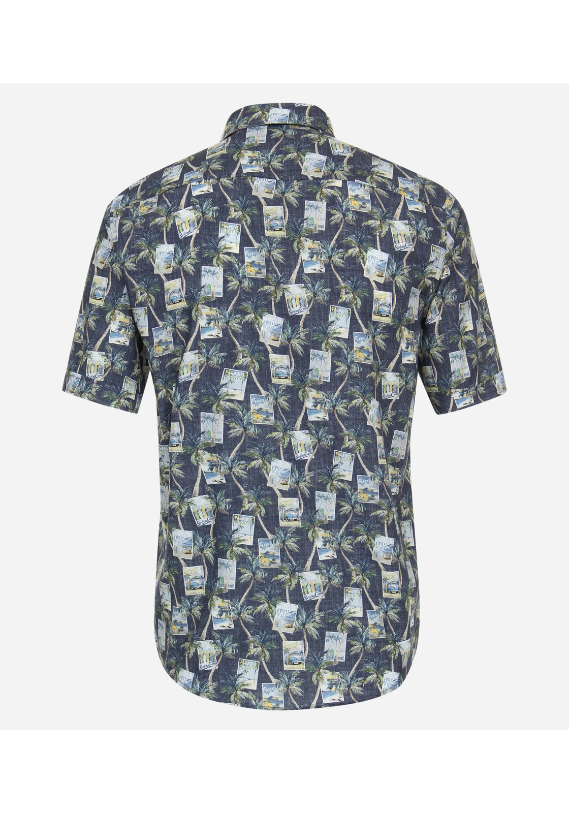 image_3_ab72559946dfdfbaa2e8094d86f05ecajpgautoformatbgF3F3F3blend-alpha100blend-colorF3F3F3blend-modedarkenfitclampp CASA MODA Sport casual fit overhemd, korte mouw, popeline, groen dessin