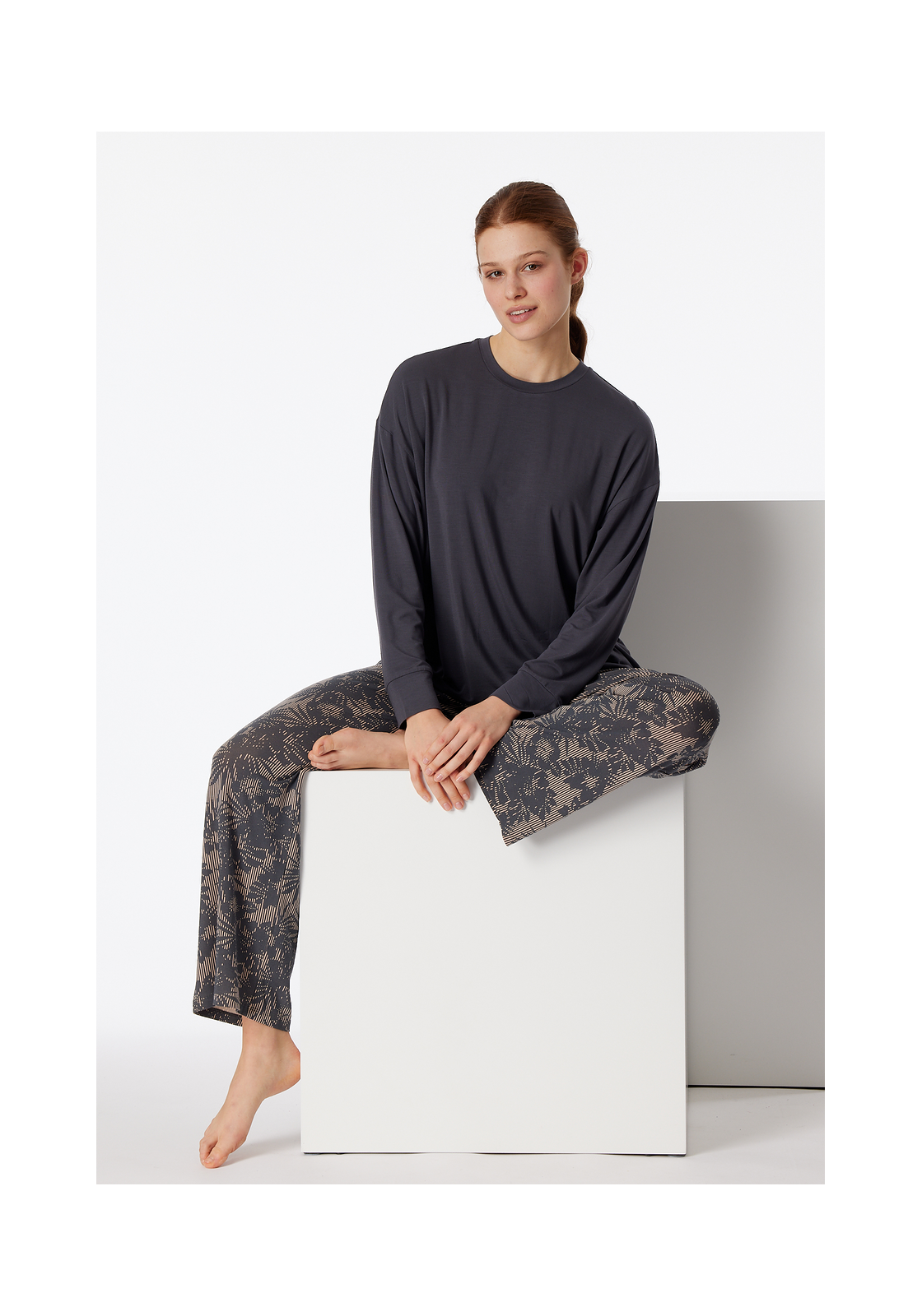 image_8_181226-904_5_1280x1280 SCHIESSER selected! premium inspiration pyjamaset, dames pyjama lang multicolor