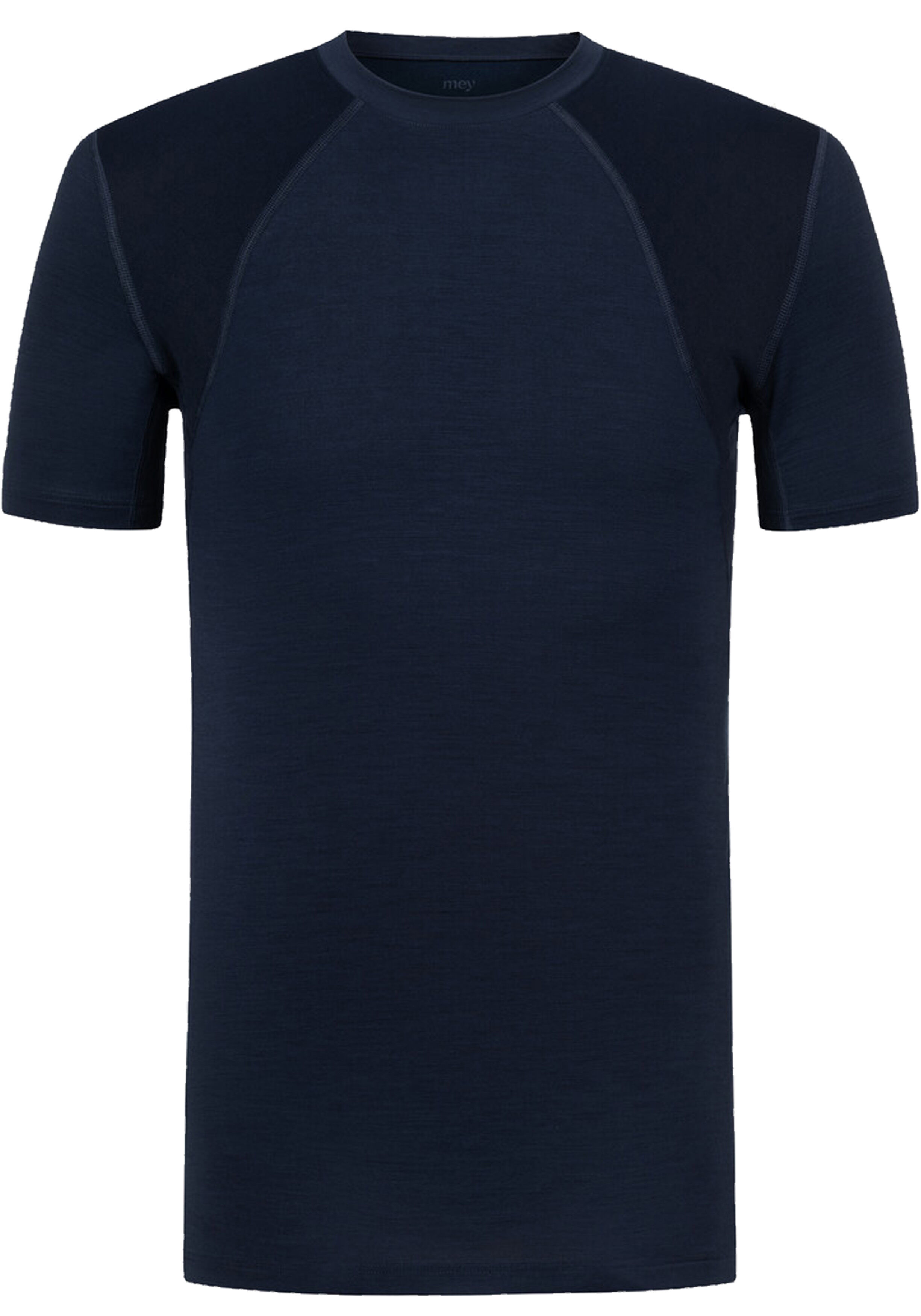 Mey heren T-shirt Prfrmnc+, thermo T-shirt korte mouw met O-hals donkerblauw