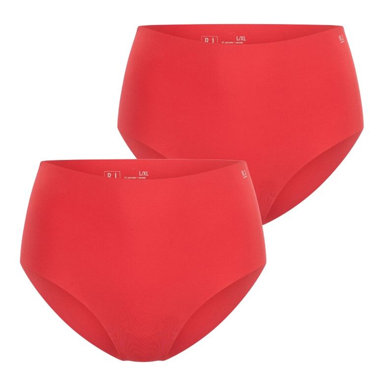 RJ Bodywear RJ dames Invisible Tunis dames maxi slip (2-pack), donkerrood