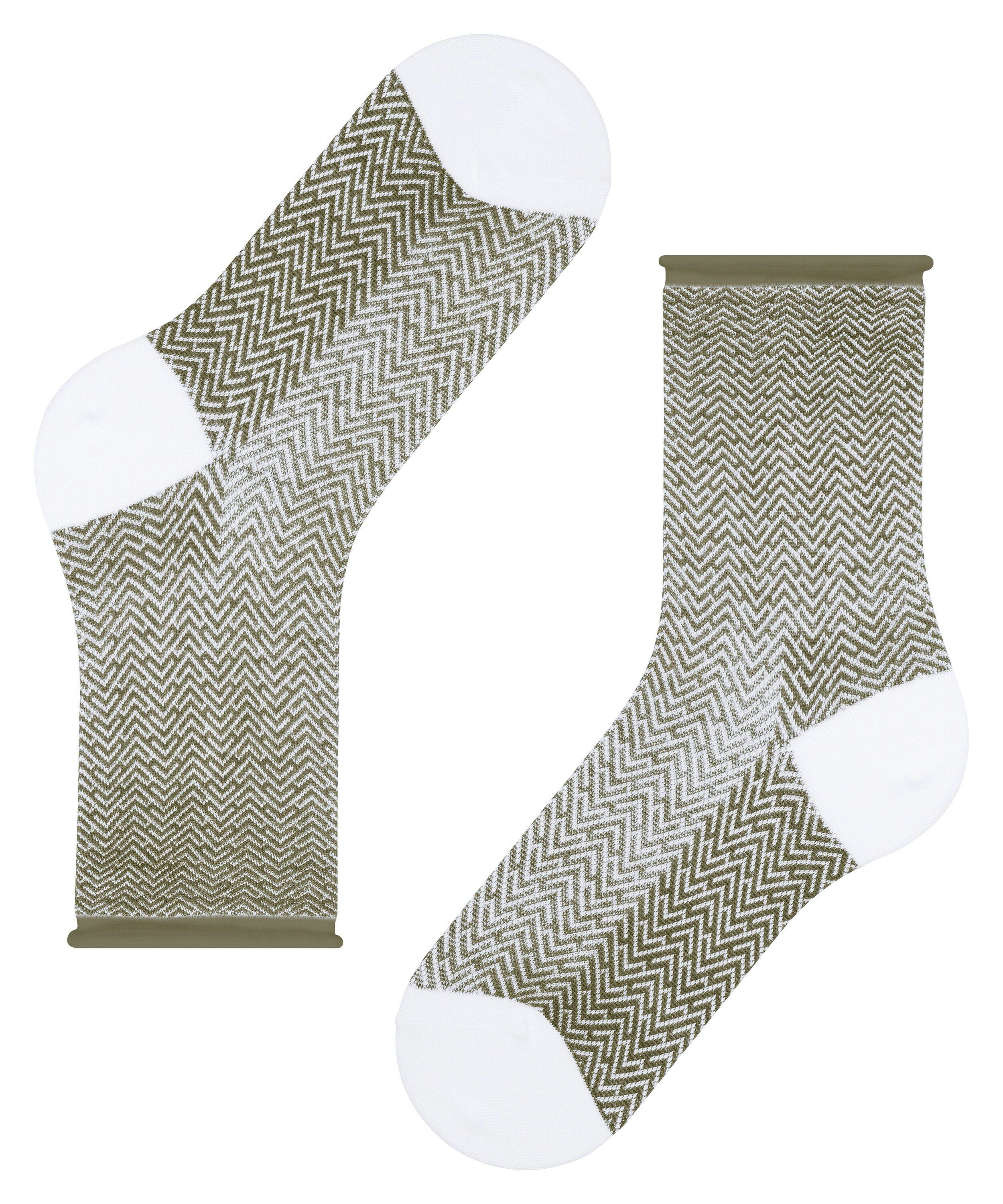 FALKE Clean Break damessokken, olijfgroen (crocodile)