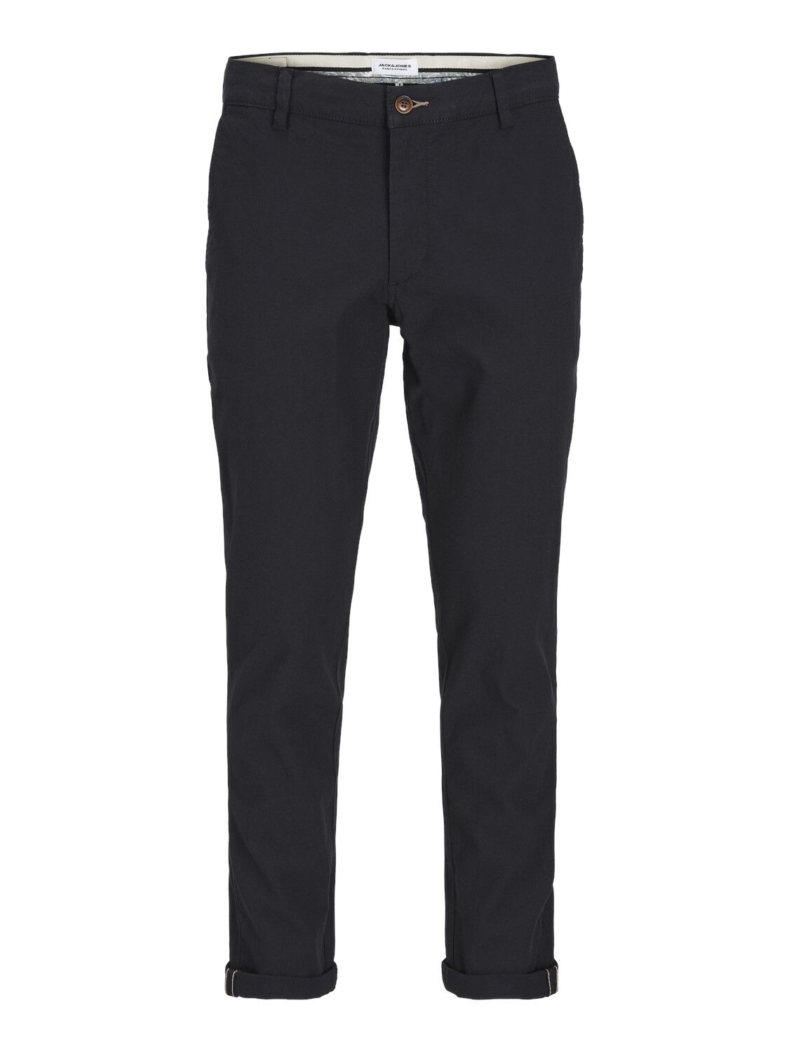 JACK & JONES Marco Fury slim fit, heren chino, zwart