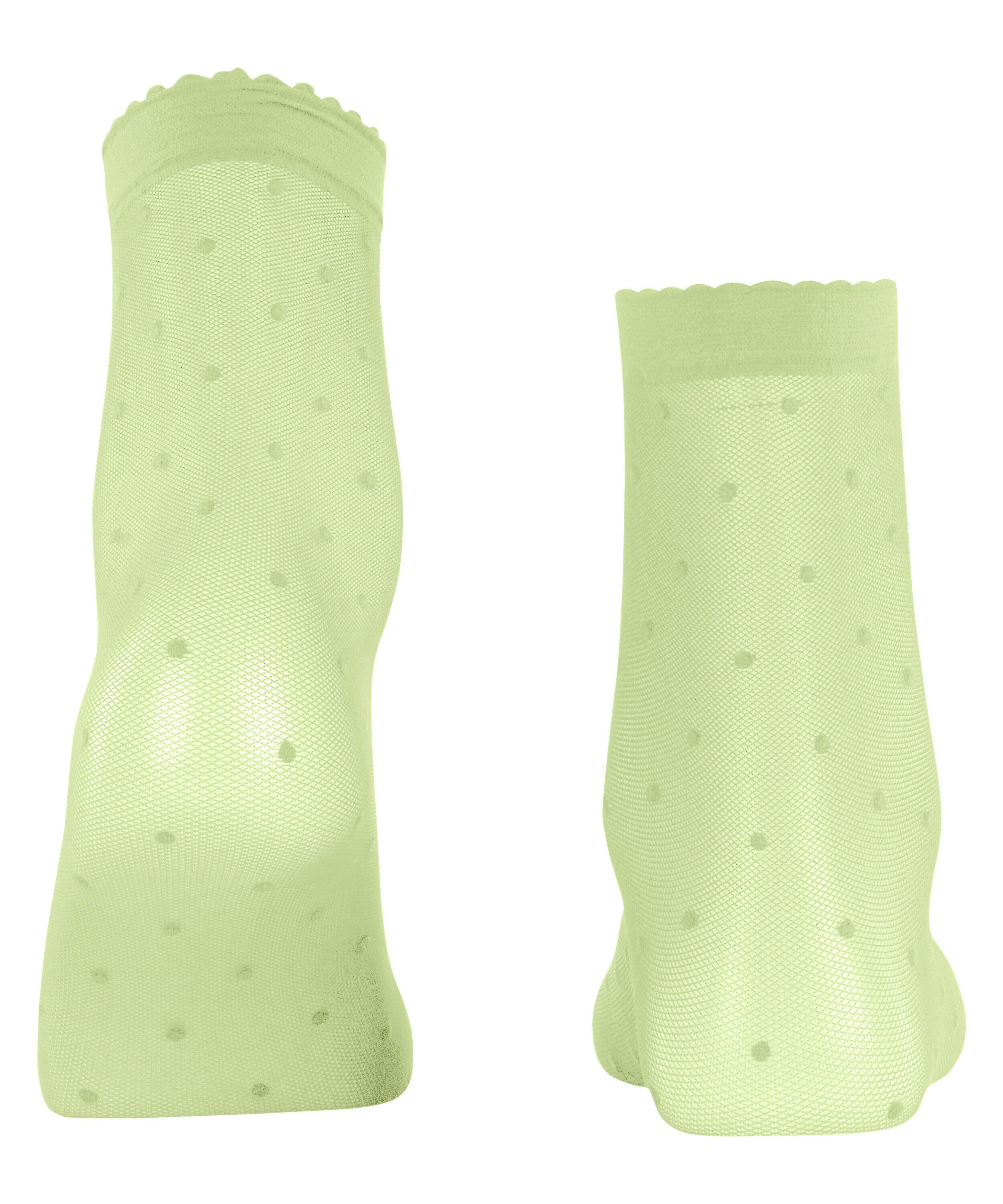FALKE Dot 15 DEN damessokken, limoengroen (lemon)