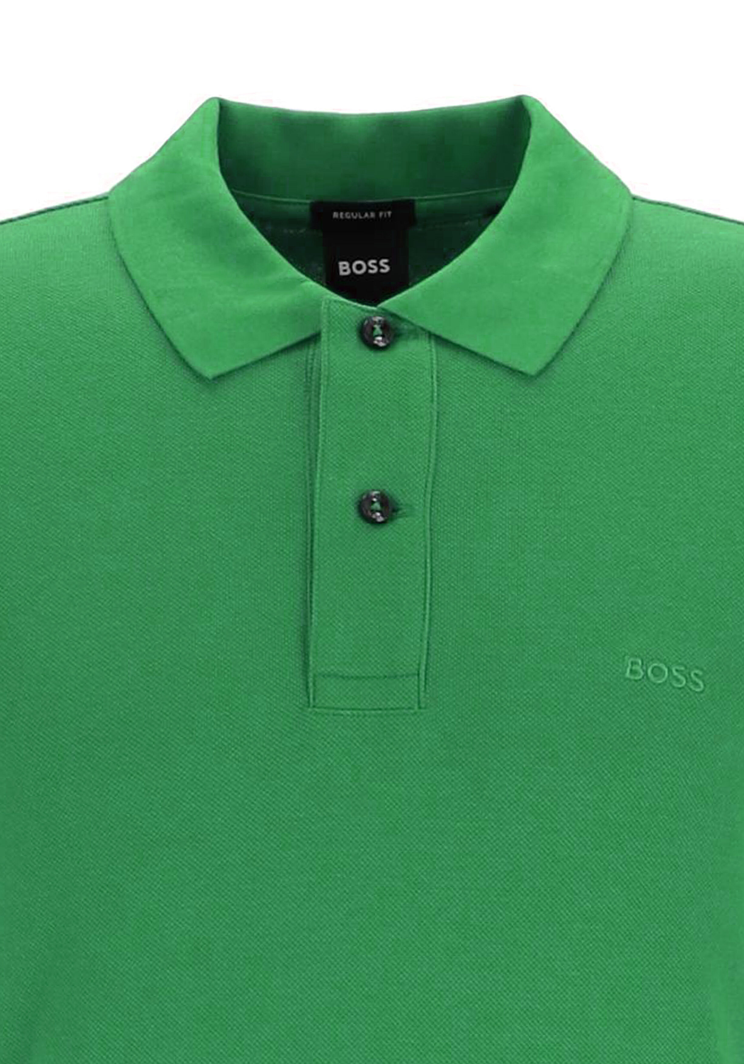 BOSS Pallas regular fit polo, pique, groen