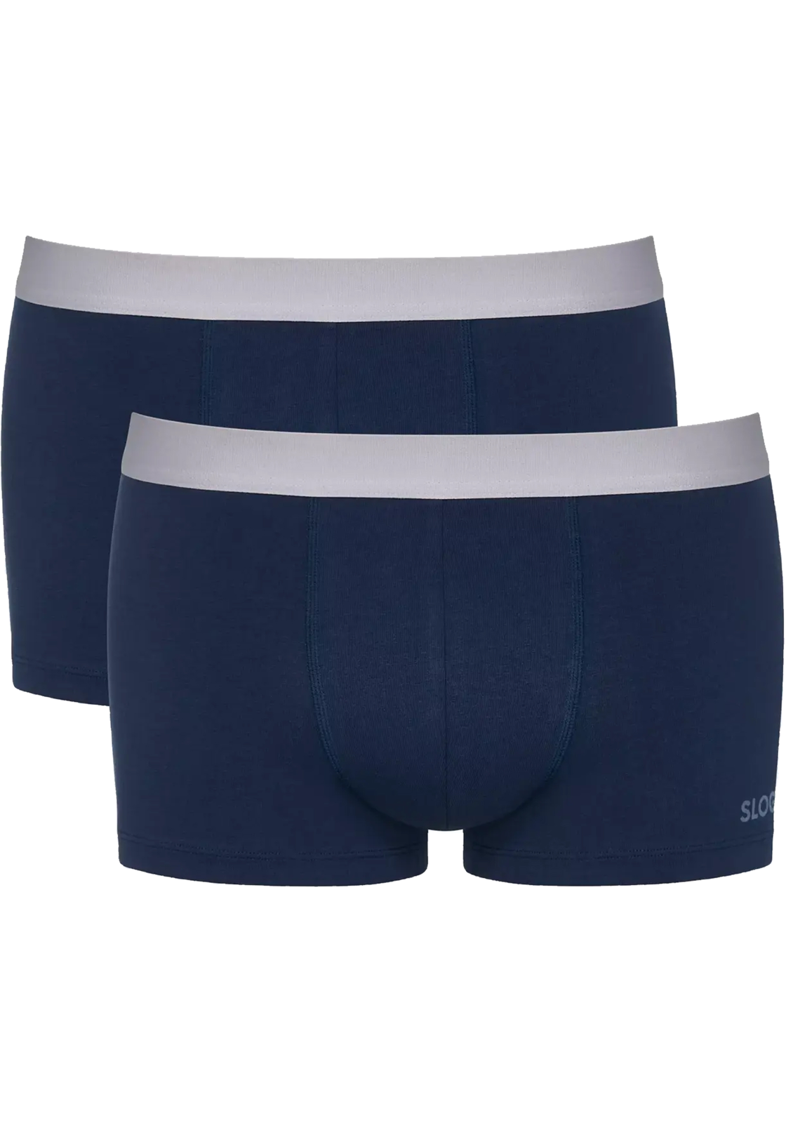 Sloggi Men GO ABC 2.0 Hipster, heren boxershort korte pijp (2-pack), kobalt- en donkerblauw Sloggi Men GO ABC 2.0 Hipster, heren boxershort korte pijp (2-pack), kobalt- en donkerblauw