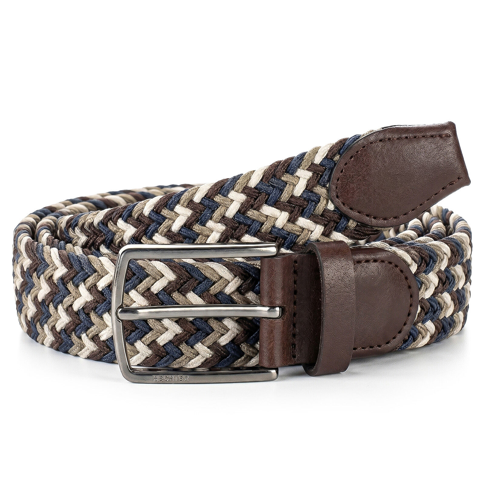 HECHTER elastische heren riem, bruin