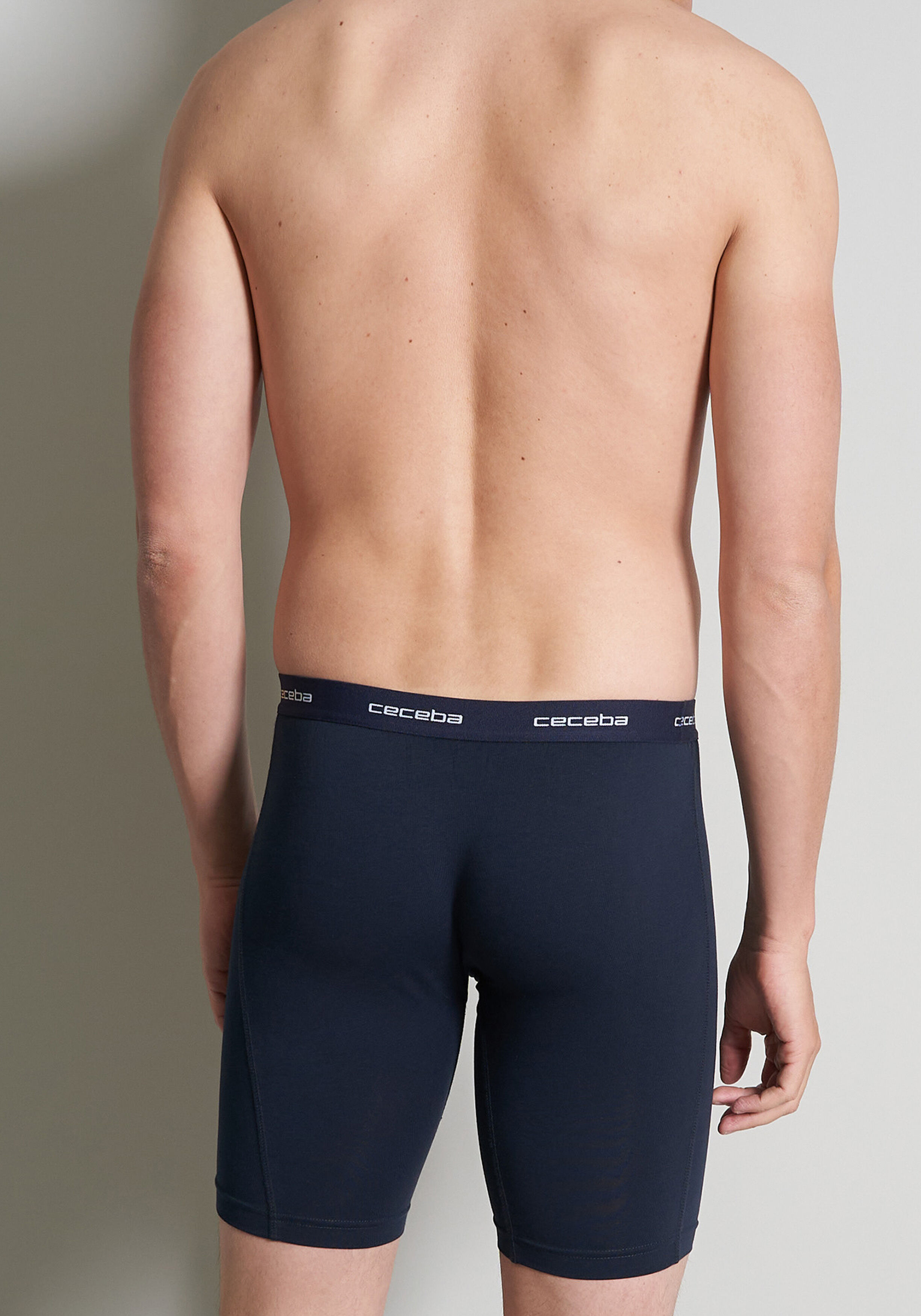 Ceceba heren boxer extra lang (2-pack), donkerblauw
