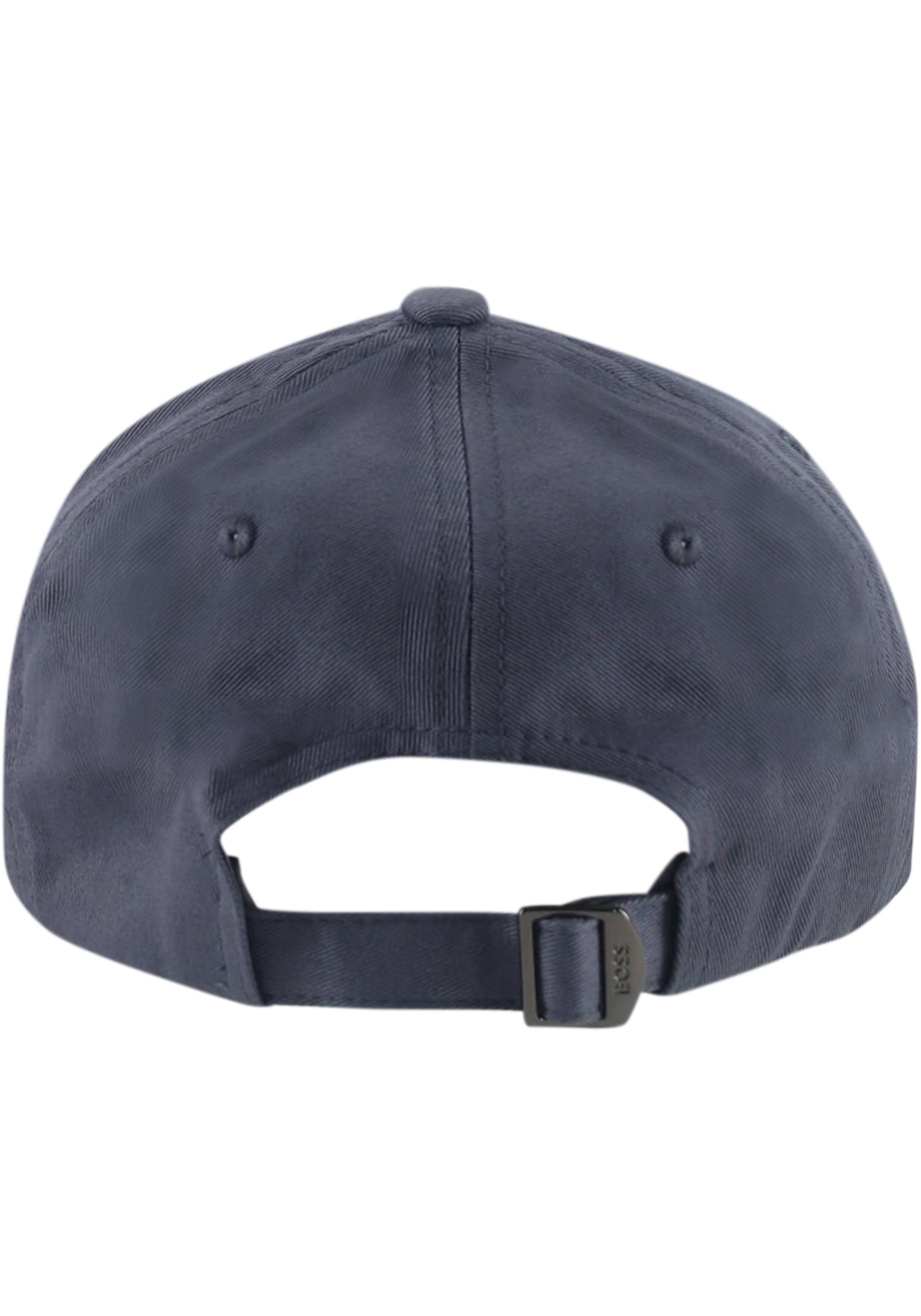 BOSS pet metalen logo, blauw