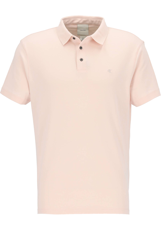 Calvin Klein Supima Regular Polo, heren poloshirt, zilver Calvin Klein Supima Regular Polo, heren poloshirt, zilver