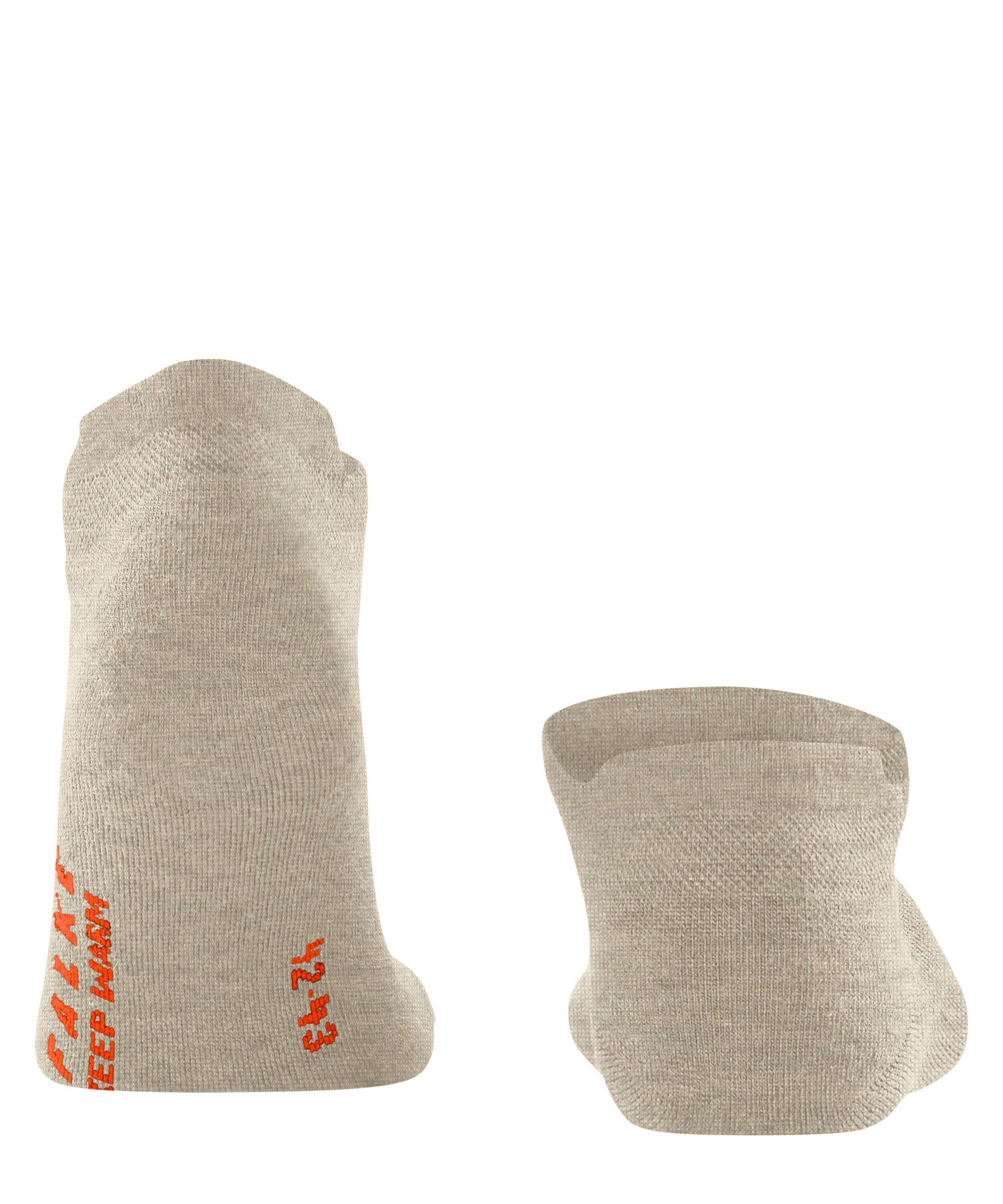 FALKE Keep Warm unisex sneakersokken, beige (beige melangeange)