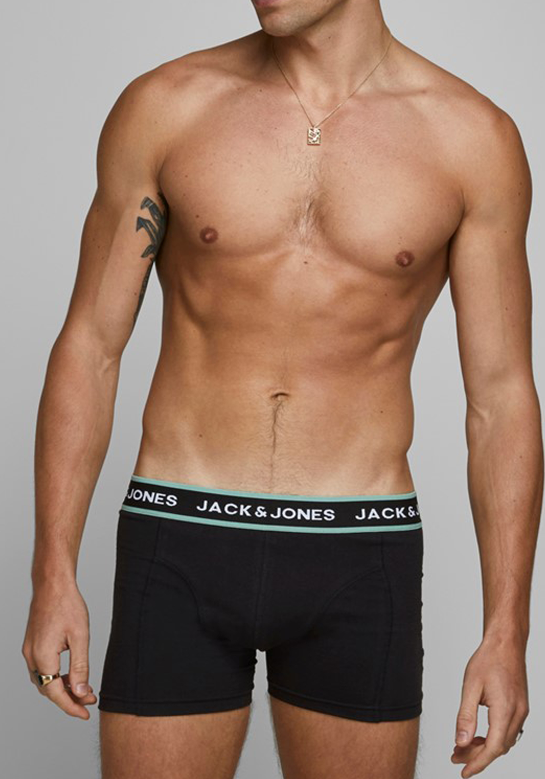 6-5714506313629-jack-and-jones-boxer_HR Jack & Jones heren boxers Jacflower trunks (3-pack), gebloemd en uni