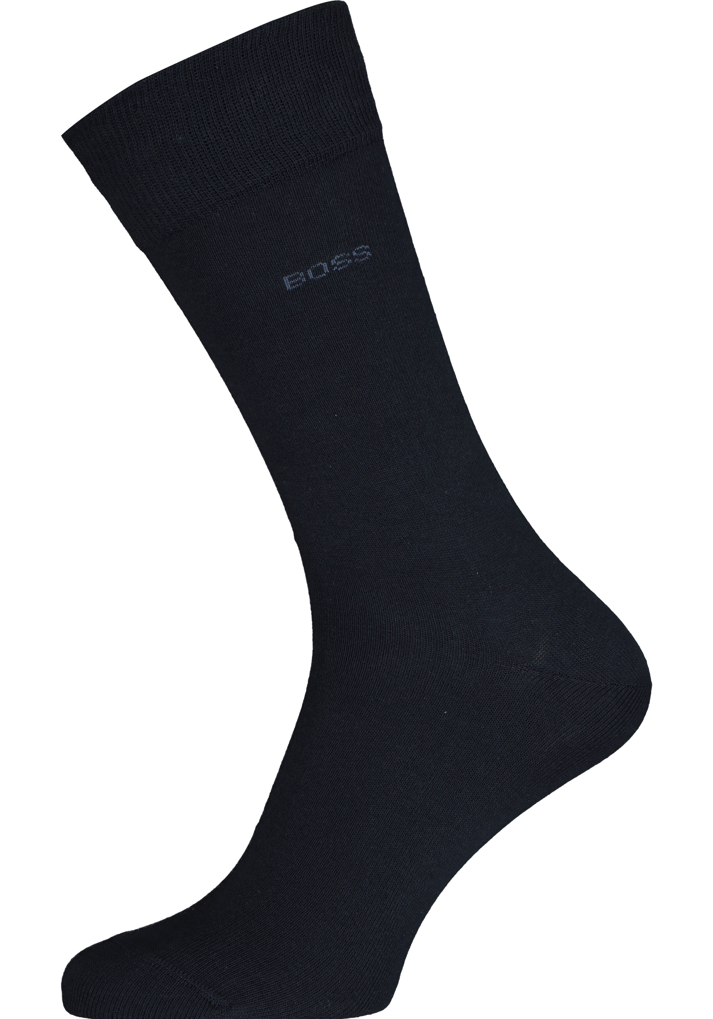BOSS Cotton Uni (2-pack), herensokken katoen, donkerblauw