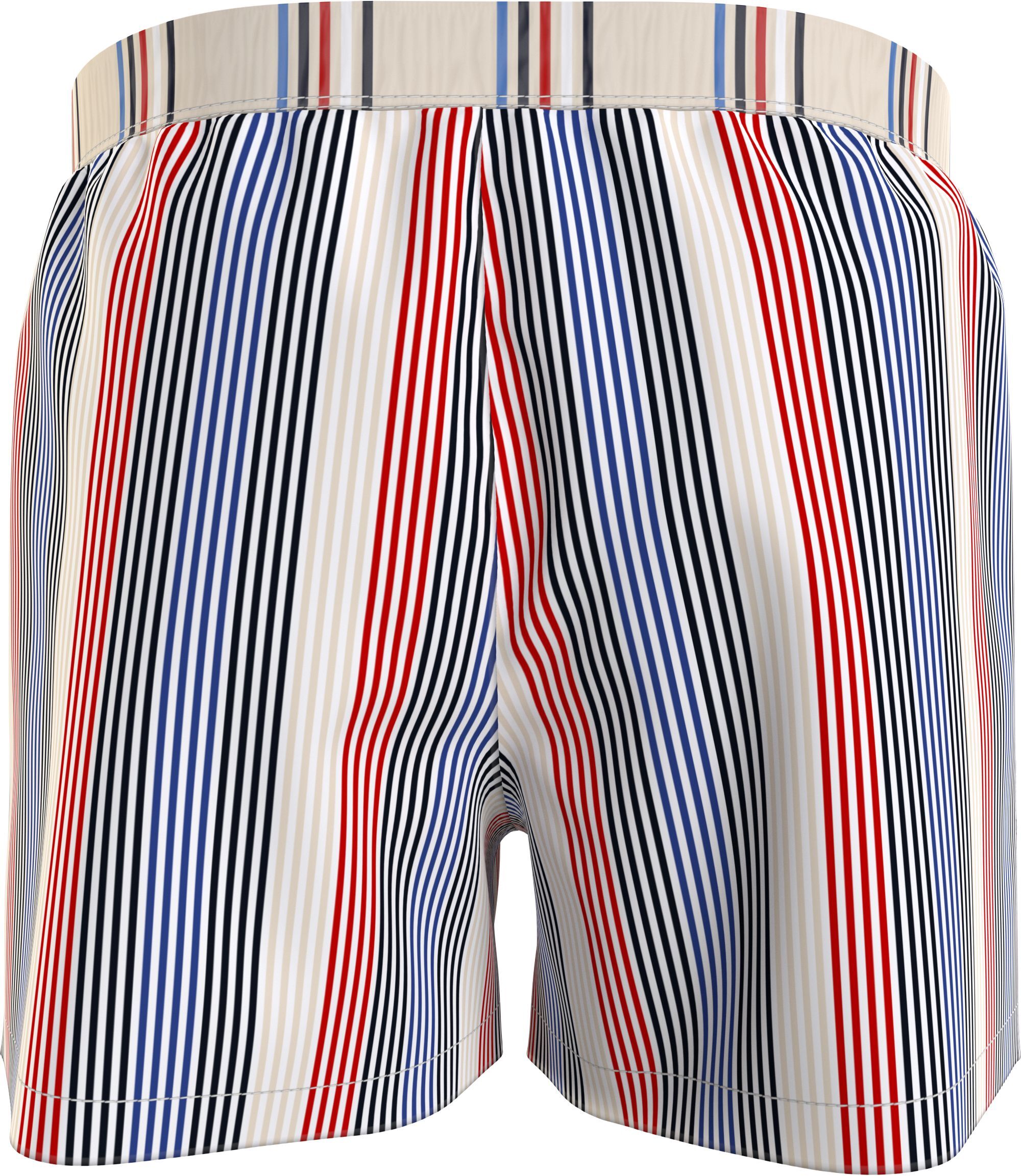 Tommy Hilfiger woven boxer (3-pack), heren boxers wijd katoen, gestreept, blauw