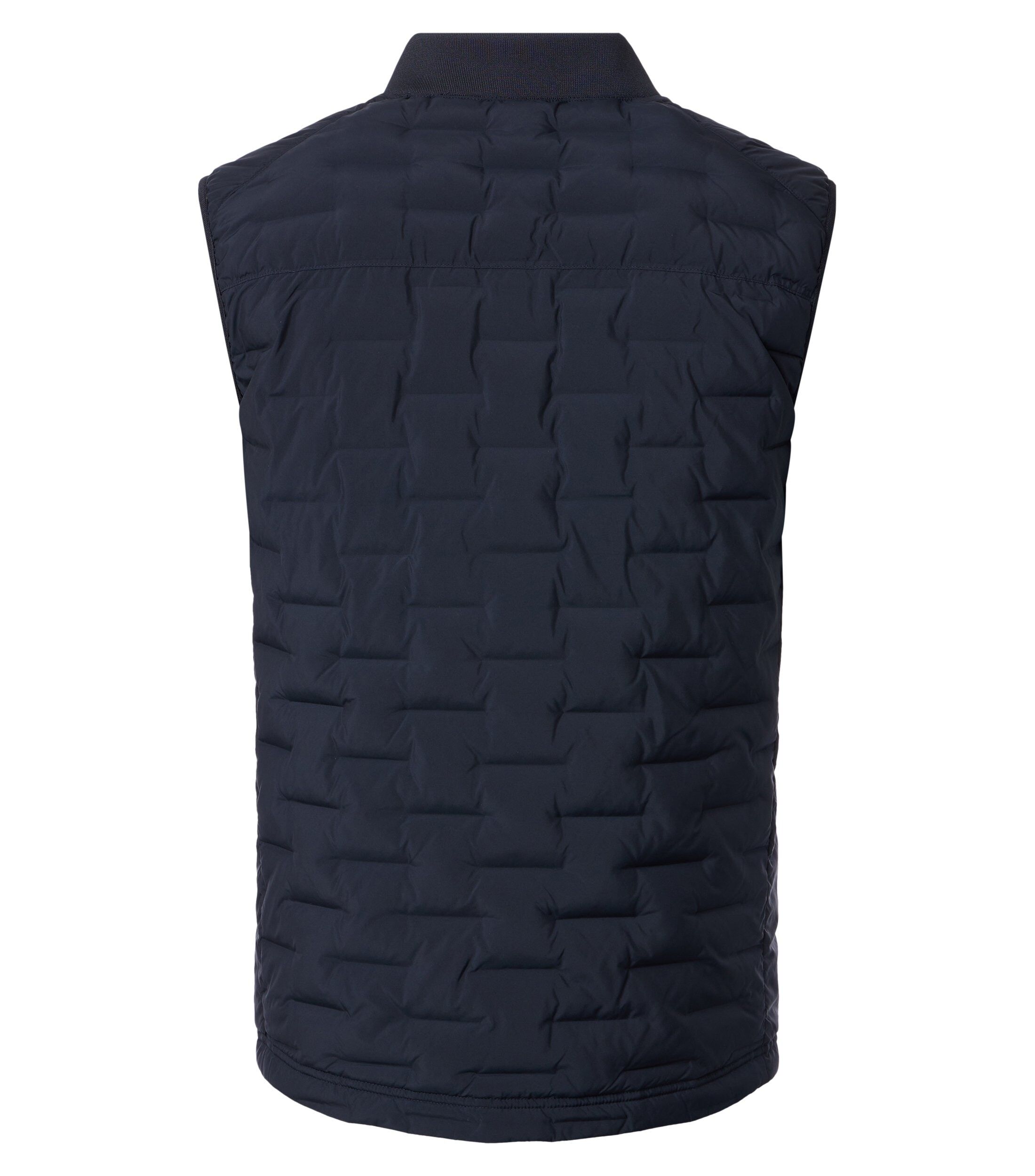 CASA MODA comfort fit bodywarmer, blauw, donkerblauw, wit