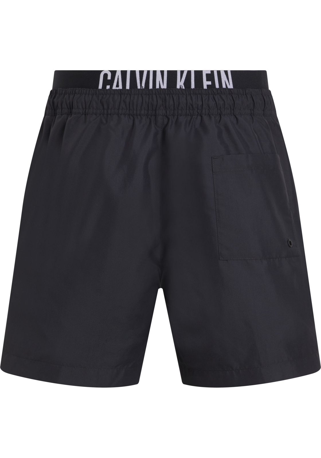 image_3_KM0KM00992BEH_B_C4177wid2000amphei2000ampop_usm1710 Calvin Klein Medium Drawstring double waistband swimshort, heren zwembroek, zwart