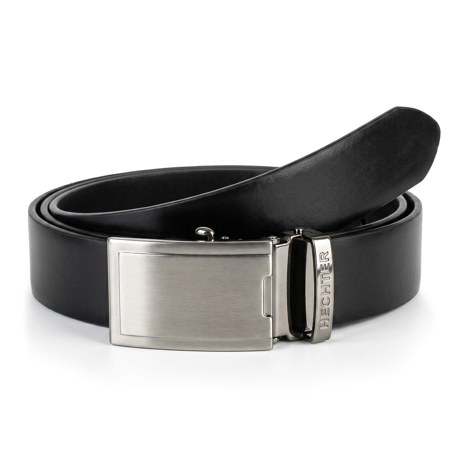 HECHTER leren heren riem, zwart