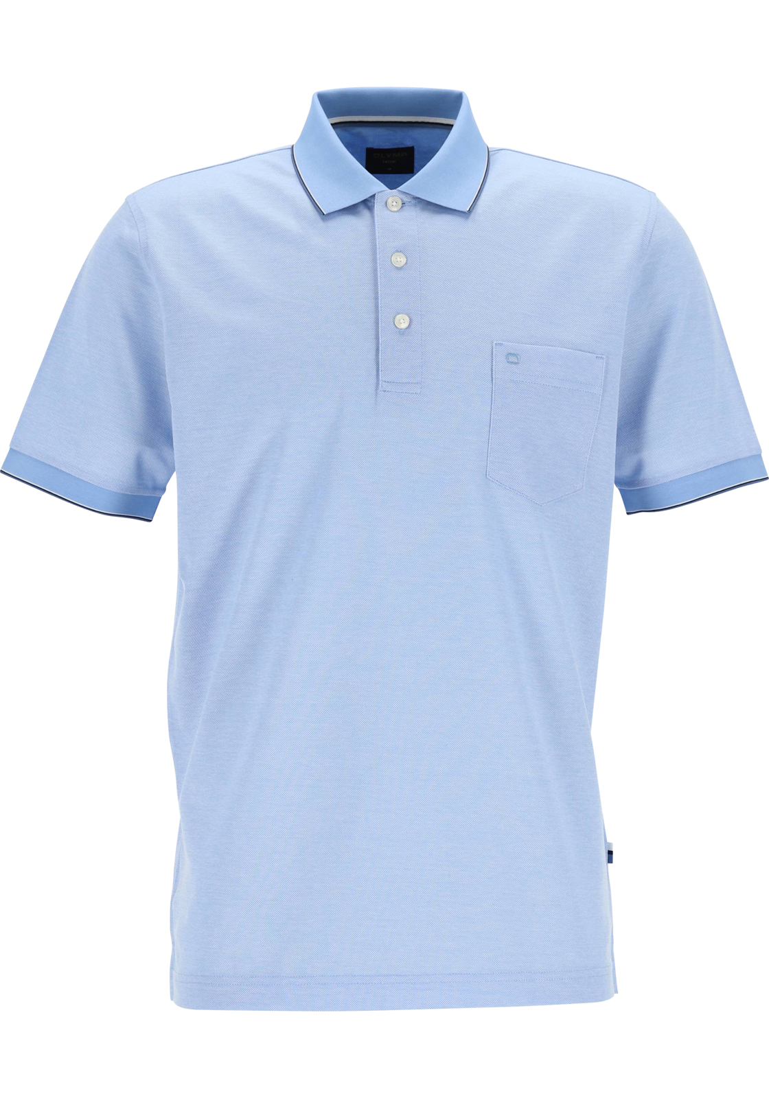 1-4066425717677-olymp-Olymp_PS_lichblauw_54075210_4fotos_HR OLYMP Polo Casual, modern fit polo, lichtblauw