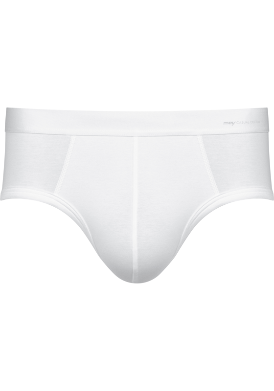 Mey Casual Cotton classic briefs (1-pack), heren maxi-slip met zachte tailleband, wit Mey Casual Cotton classic briefs (1-pack), heren maxi-slip met zachte tailleband, wit