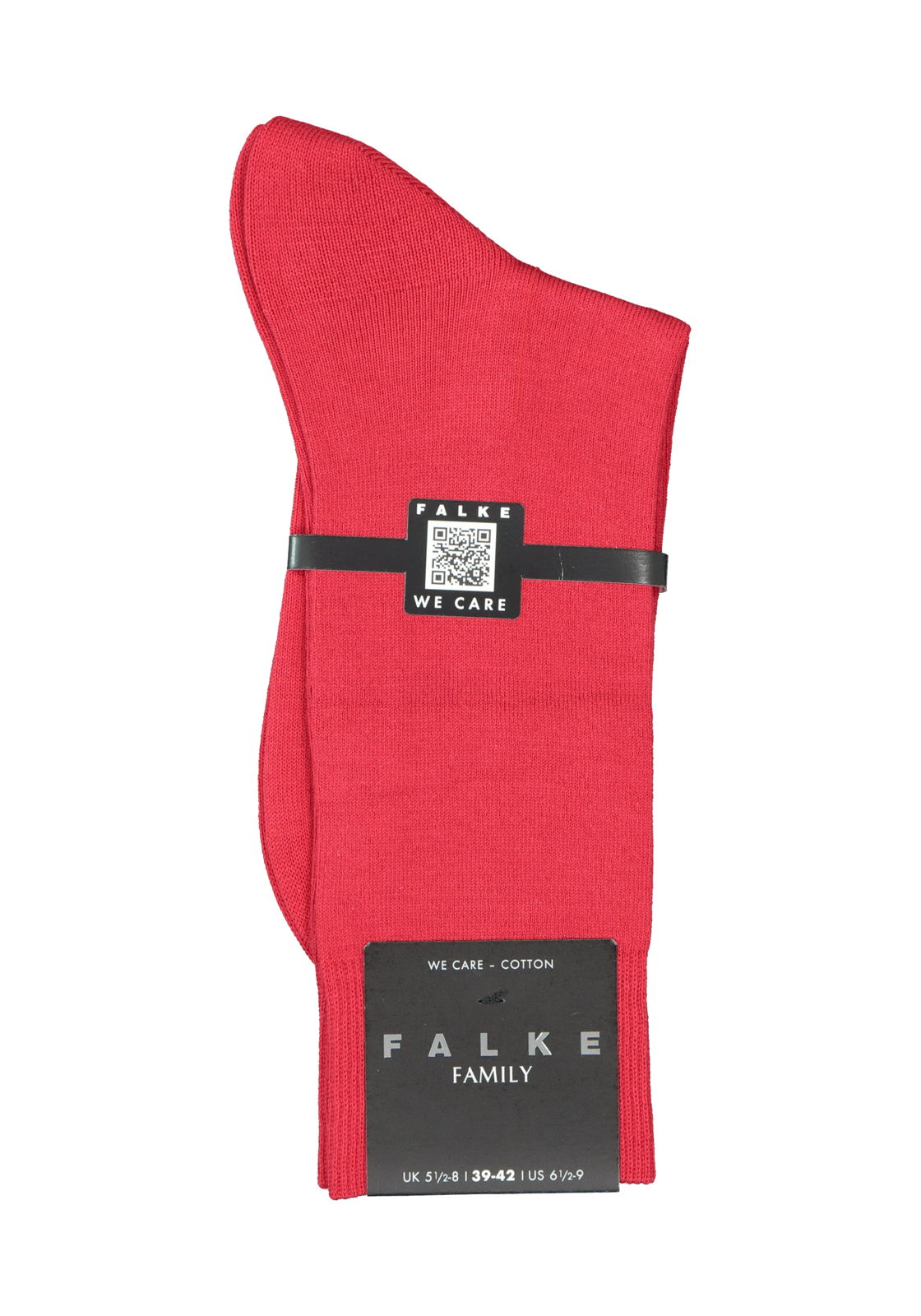 3-4031309170589_falke_sok_HR FALKE Family herensokken, rood (scarlet)