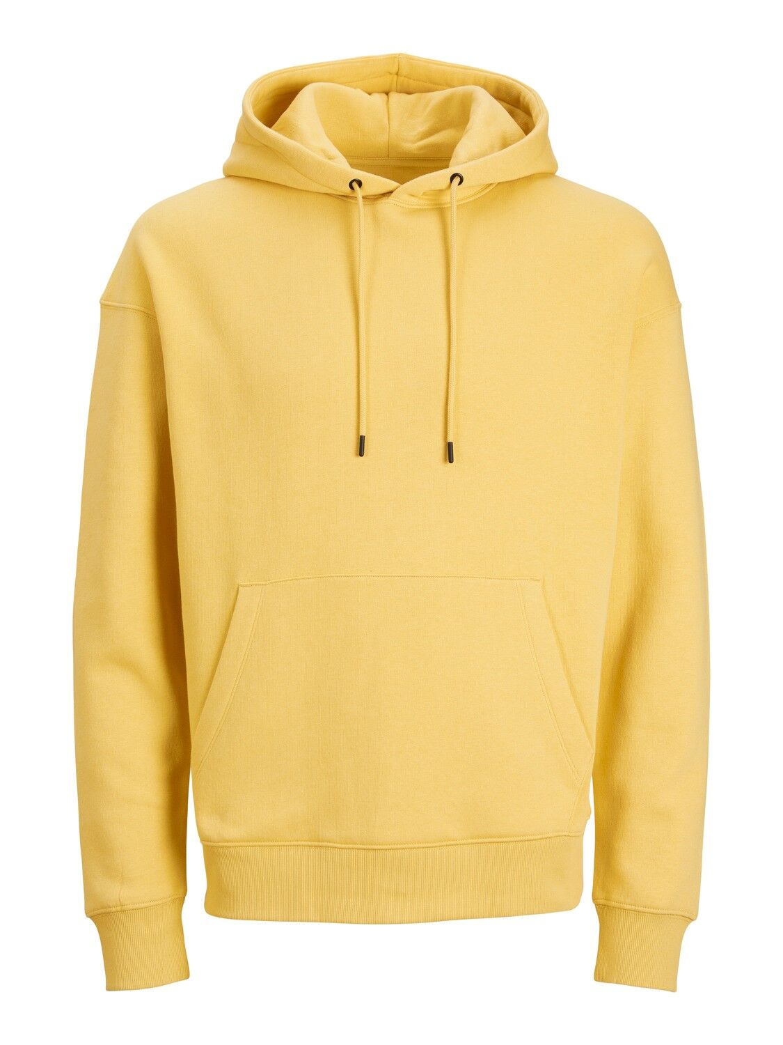 JACK & JONES Star basic sweat hood regular fit, heren hoodie katoenmengsel met capuchon, geel