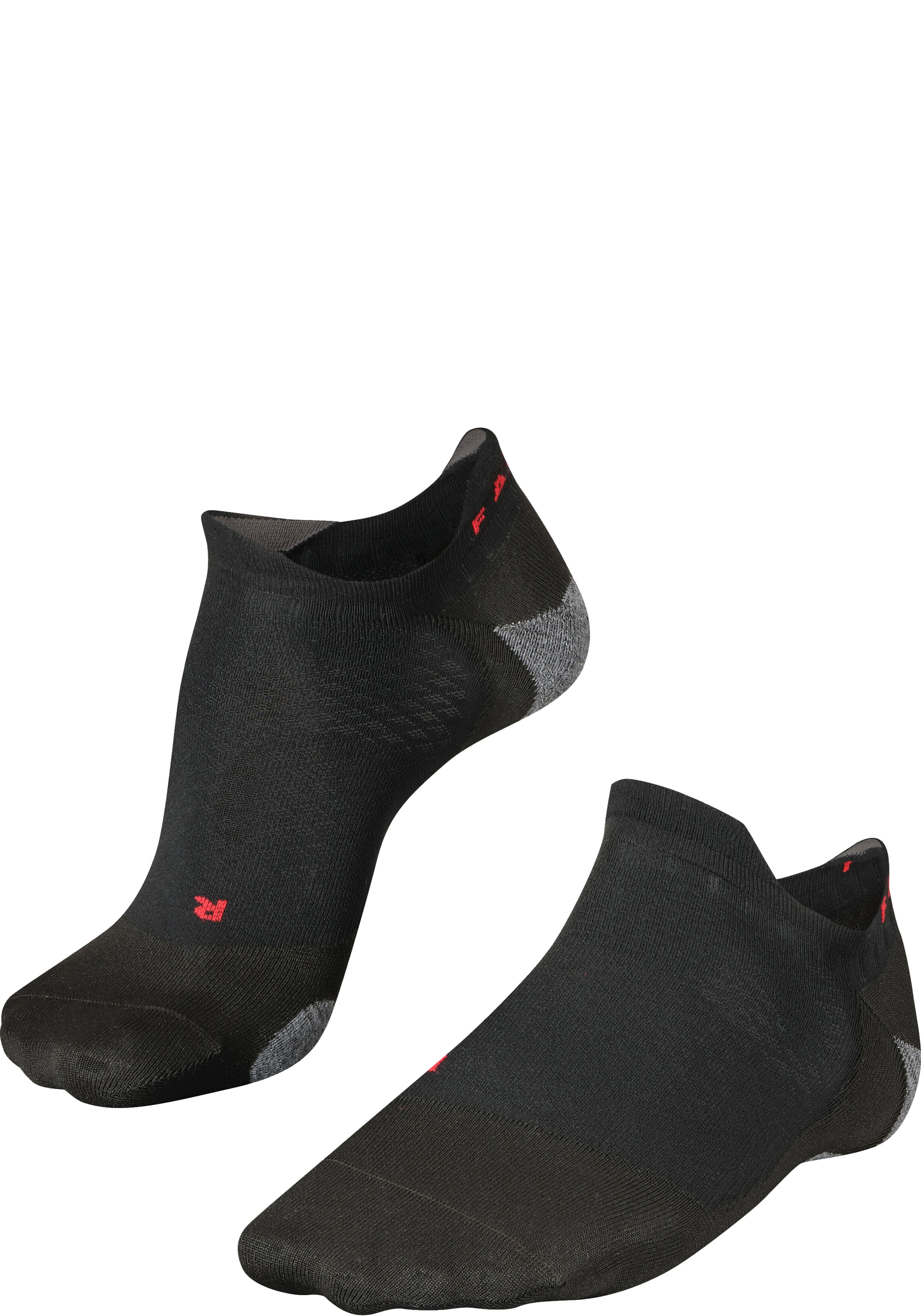 FALKE RU5 Race Invisible dames running kousenvoetjes, zwart (black-mix)