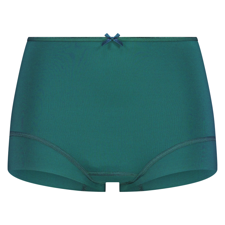 RJ Bodywear RJ dames Pure Color dames short (1-pack), groen