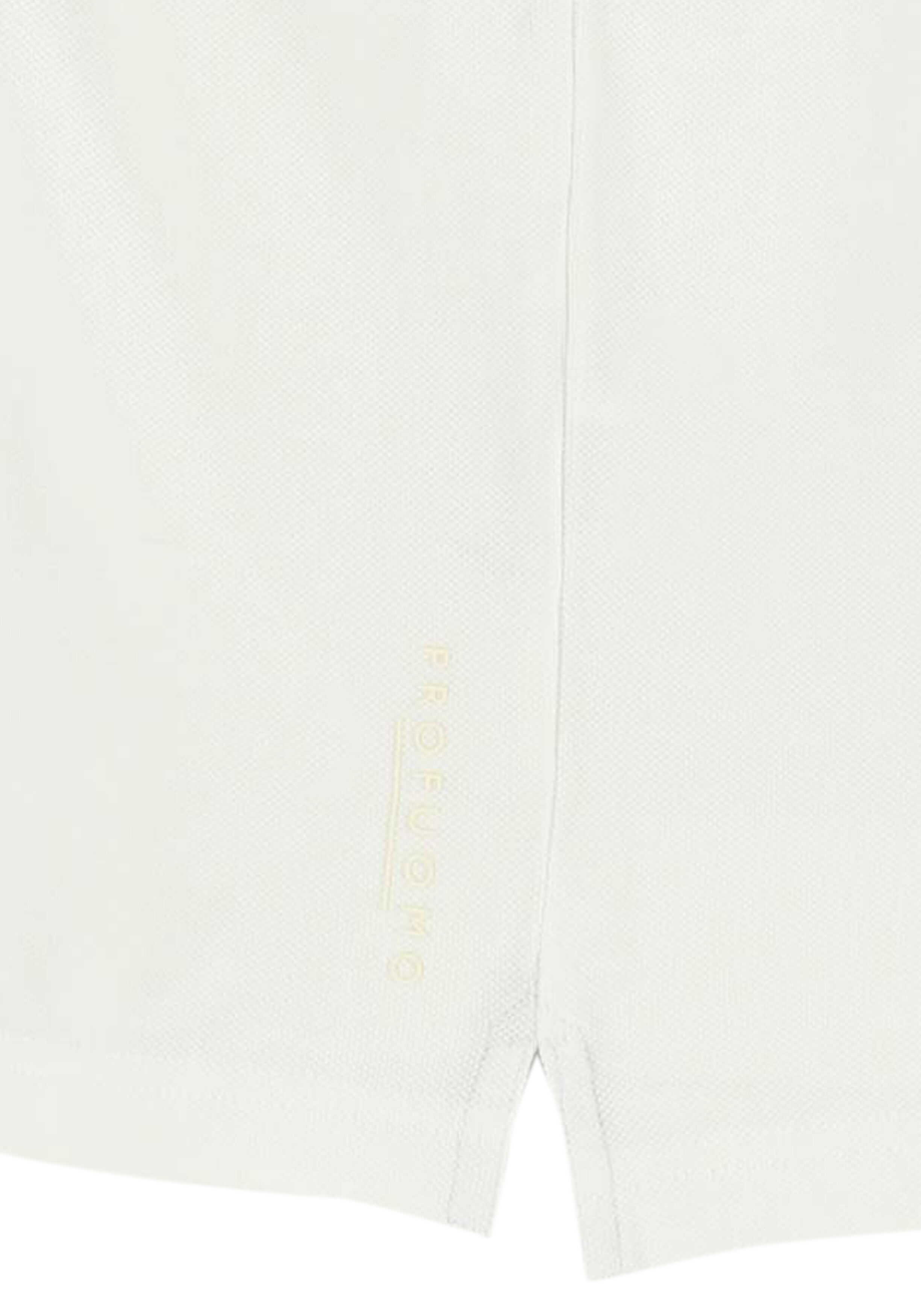 Profuomo slim fit heren polo, wit