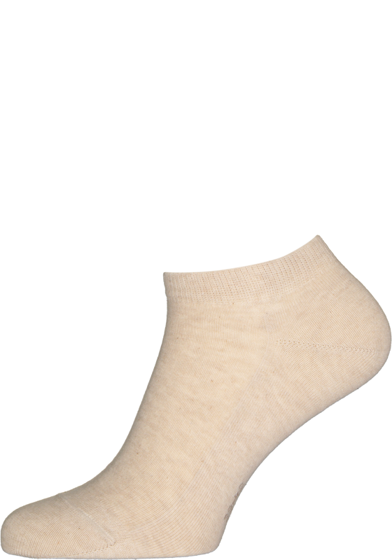FALKE Family heren enkelsokken, beige (sand melange) FALKE Family heren enkelsokken, beige (sand melange)