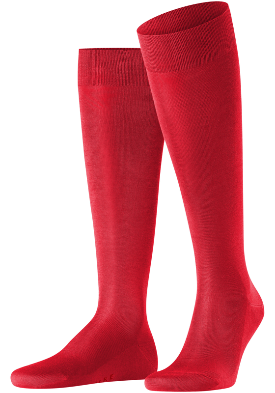 FALKE Tiago heren kniekousen, rood (scarlet) FALKE Tiago heren kniekousen, rood (scarlet)
