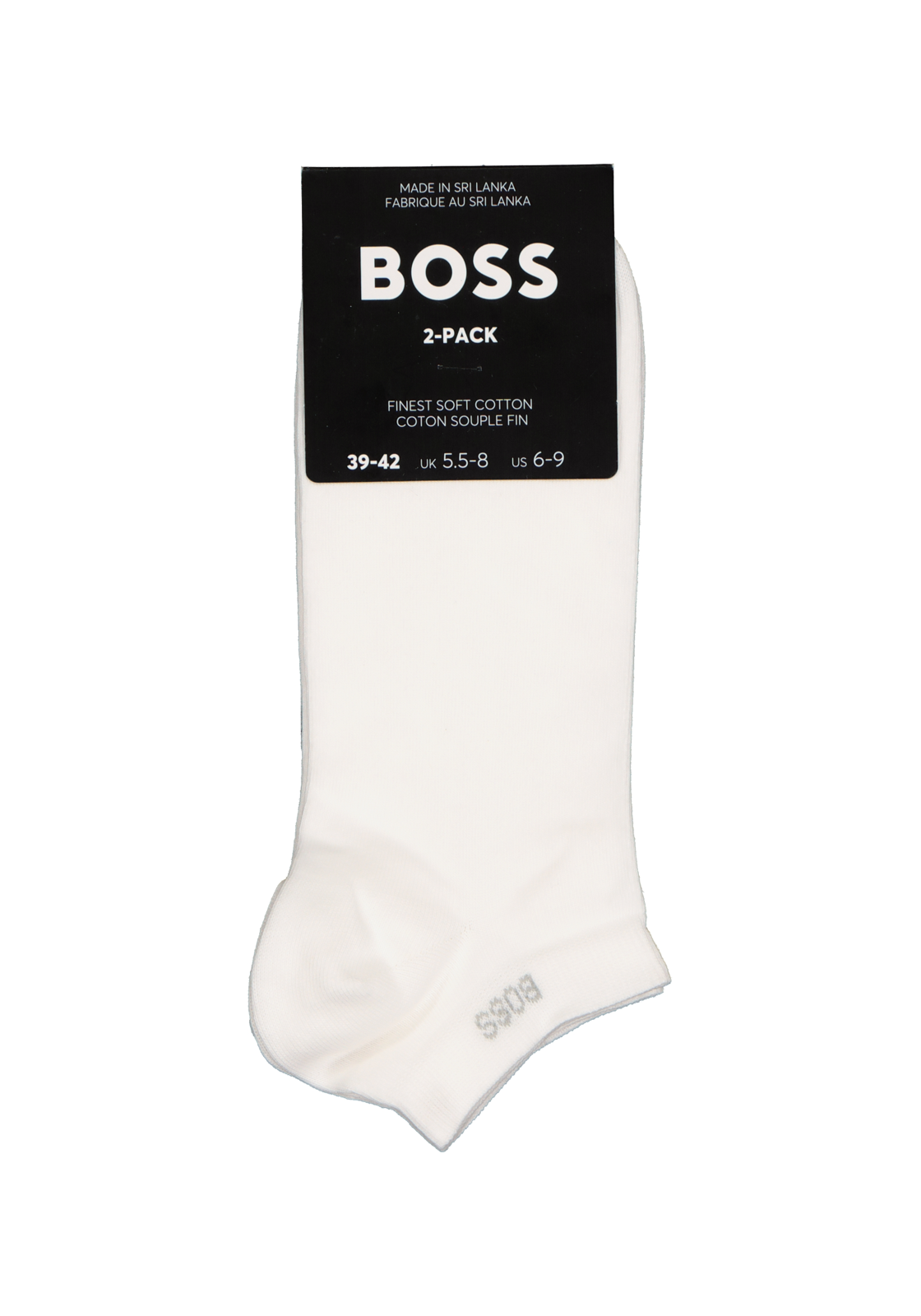 3-4043861442035_hugo_boss_sokken_2p_HR BOSS enkelsokken (2-pack), heren sneaker sokken katoen, wit