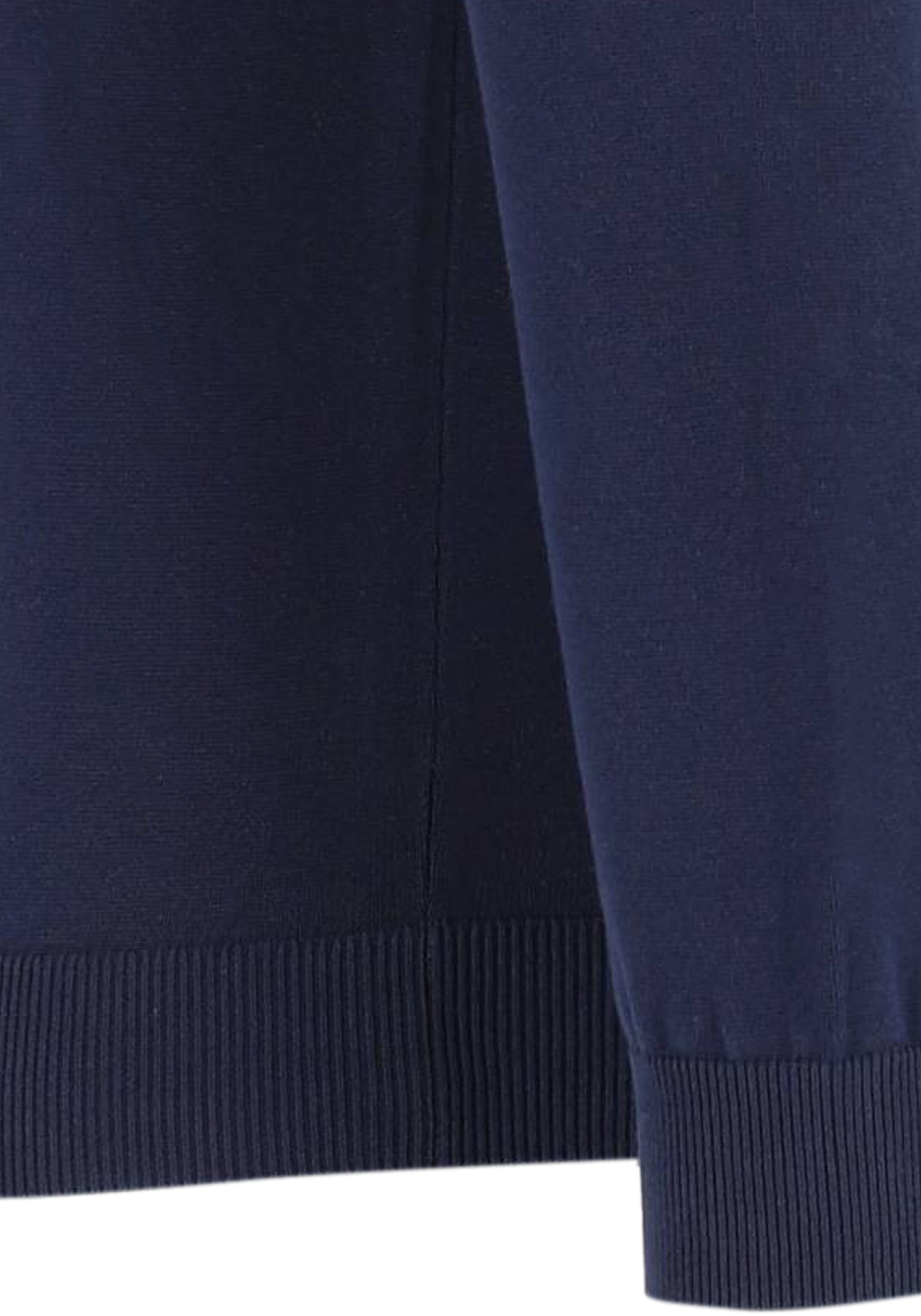 Lacoste herentrui katoen, O-hals, navy blauw