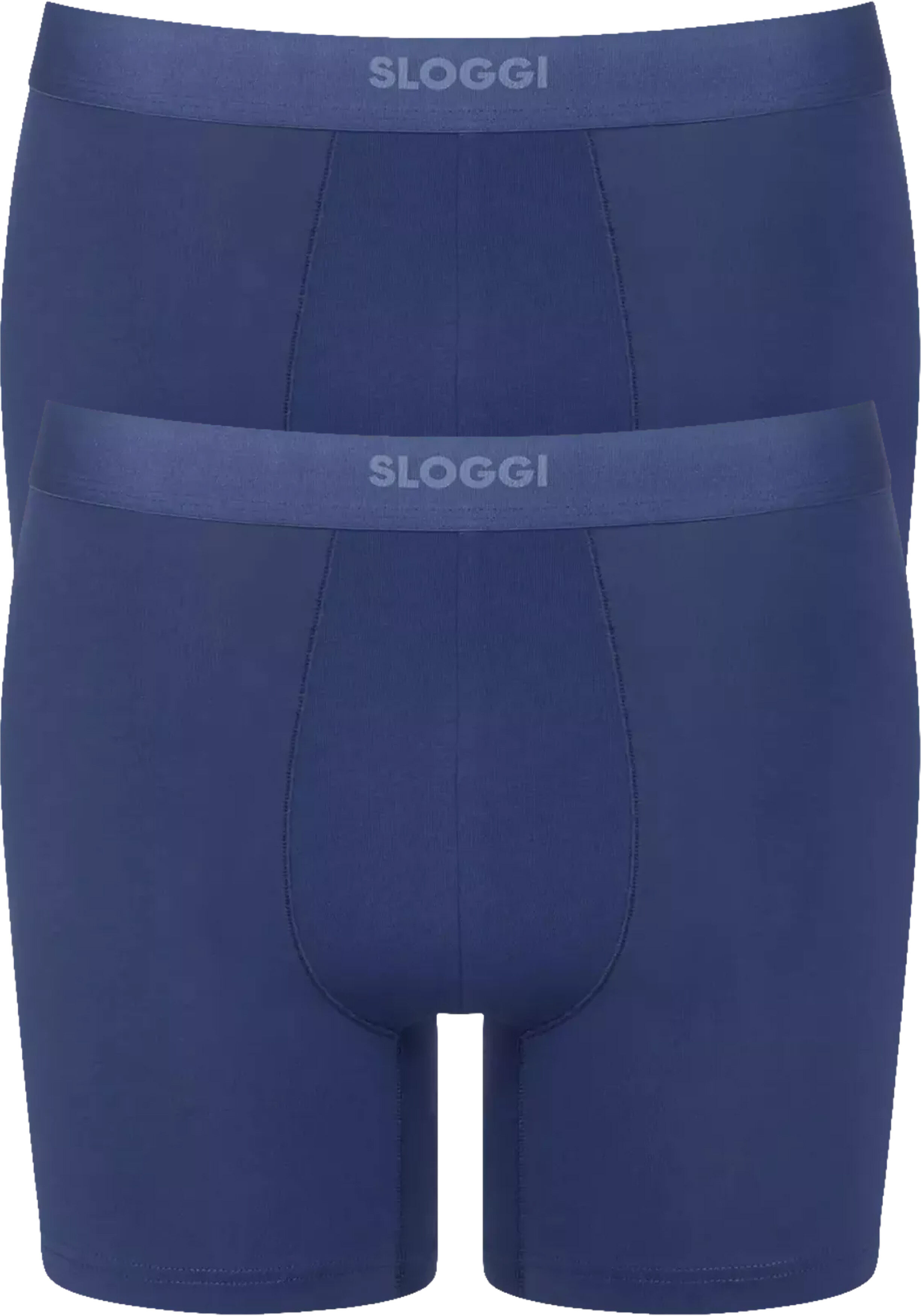 Sloggi Men EVER Ease Short, heren boxershort korte pijp (2-pack), donker kobaltblauw